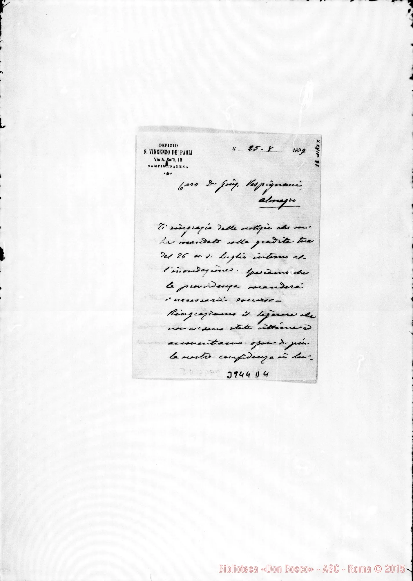 Fotogramma D 4 — « « Torino, 25-08-1899