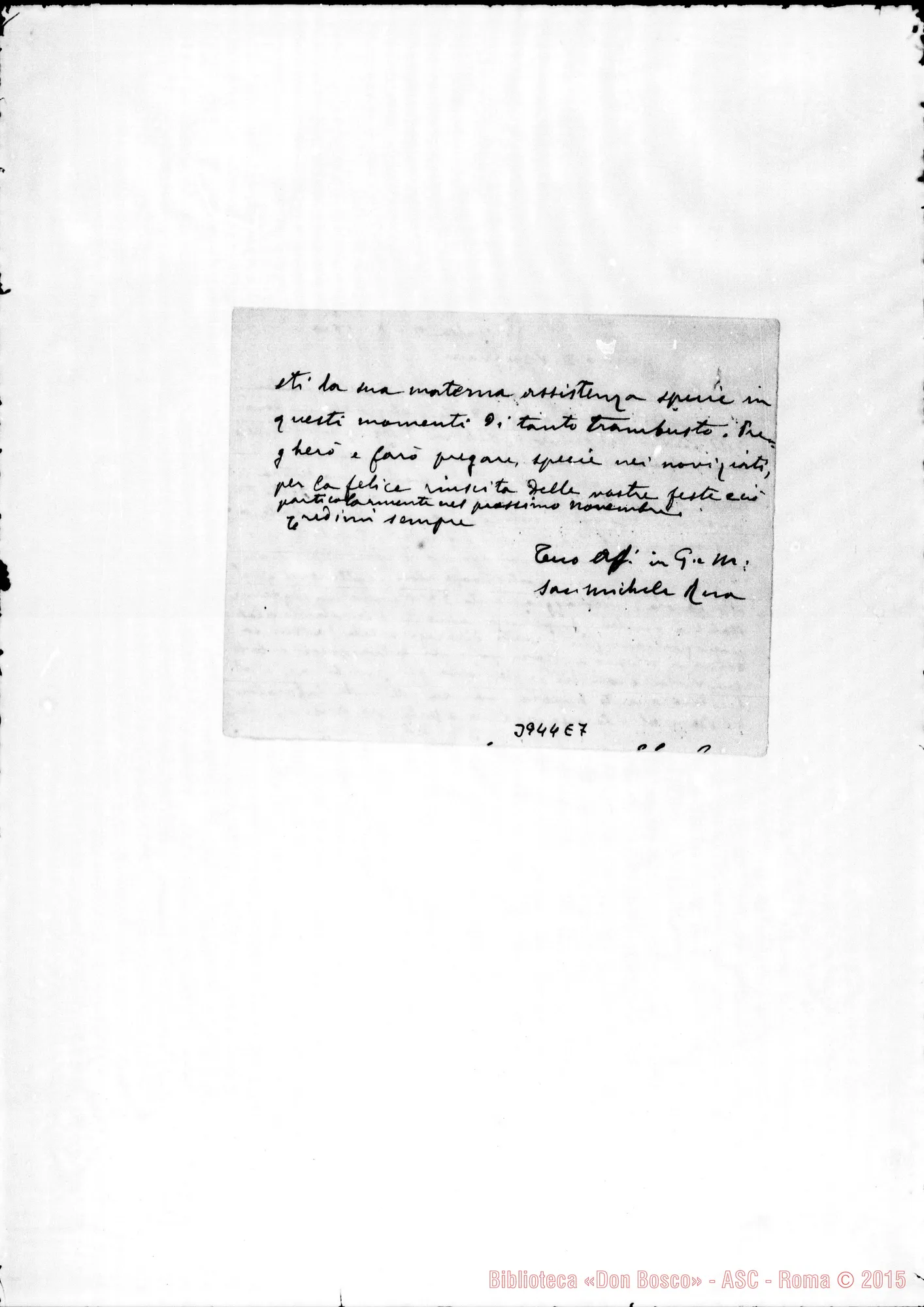 Fotogramma E 7 — « « Rivalta, 9-10-1900
