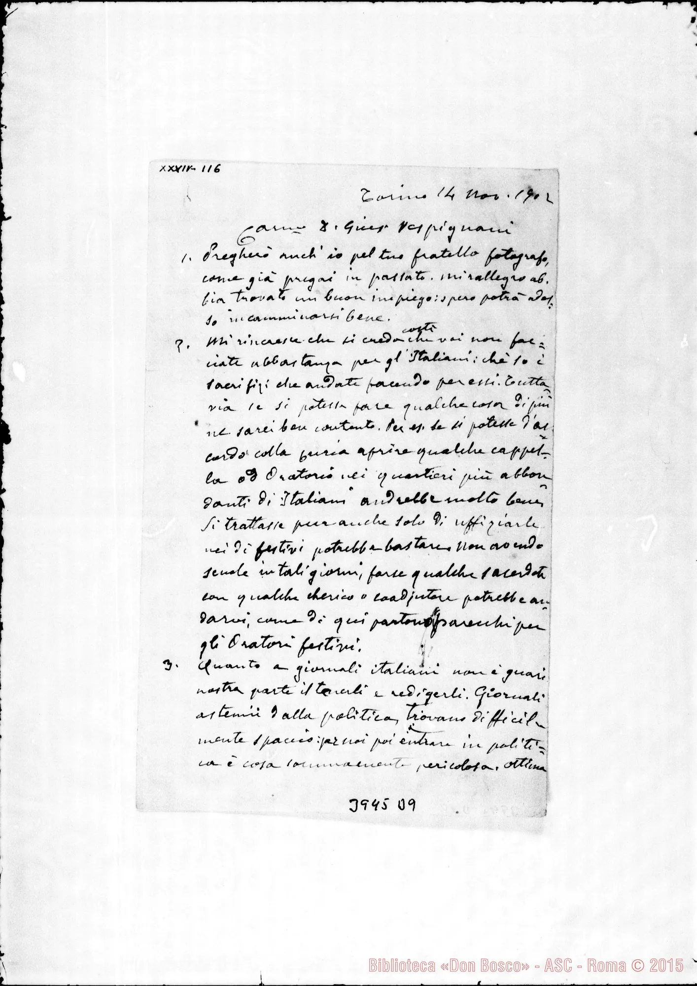 Fotogramma D 9 — « « Torino, 14-11-1902