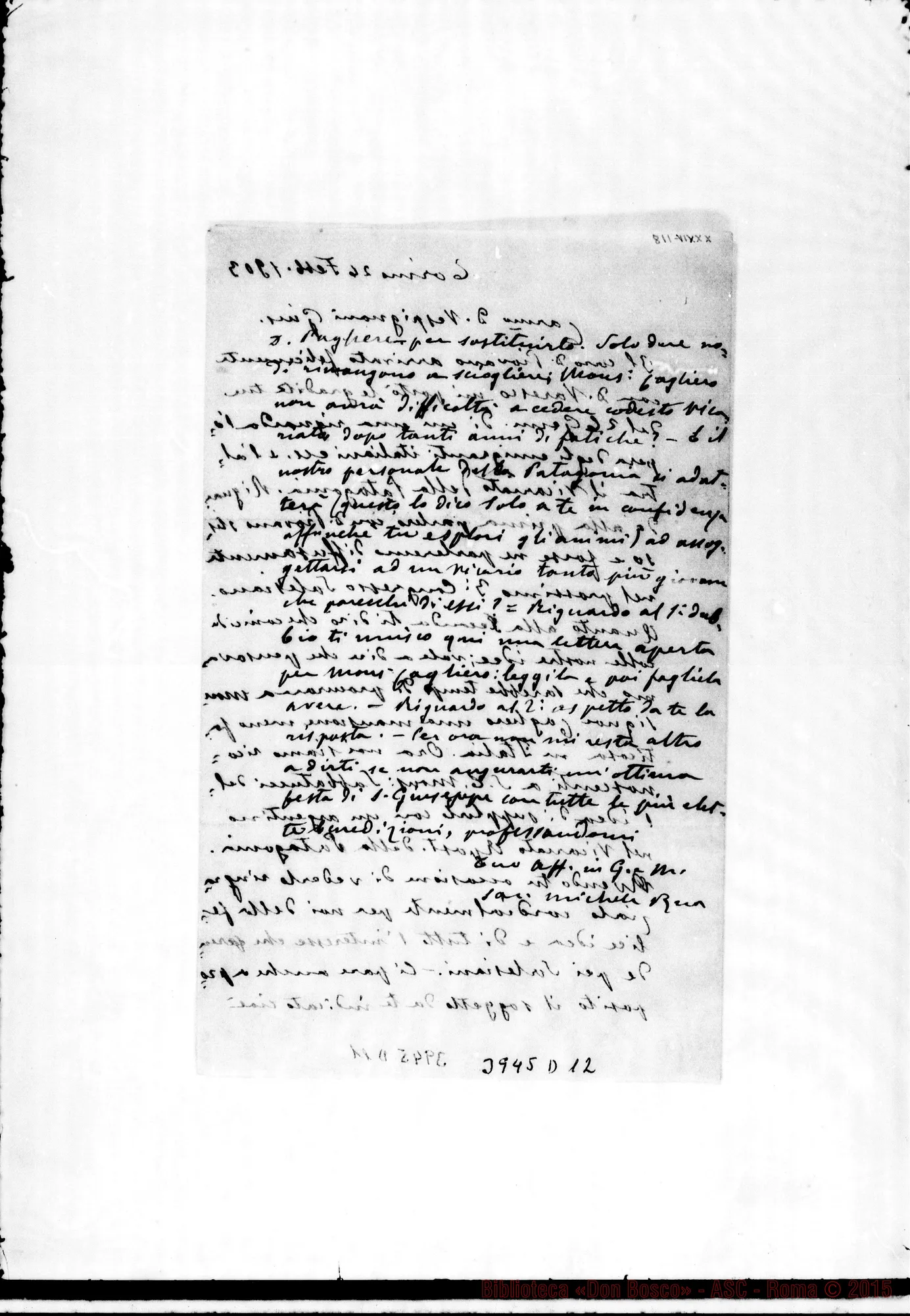 Fotogramma D 12 — « « Torino, 26-02-1903