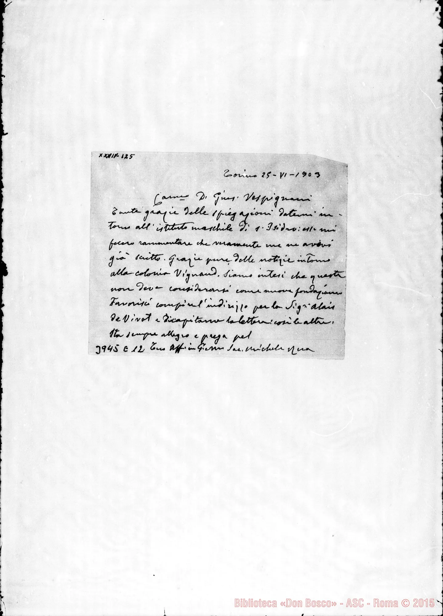Fotogramma E 12 — « « Torino, 25-06-1903