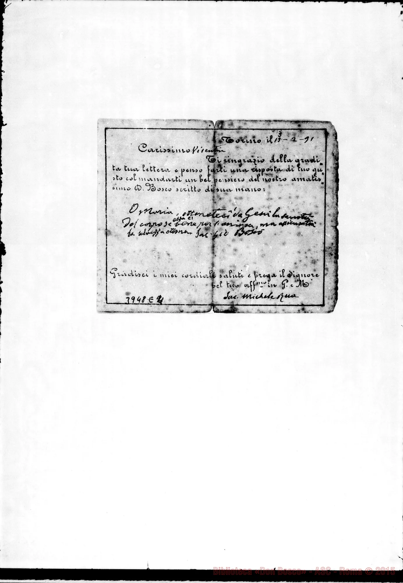 Fotogramma E 4 — Visentin Torino, 13-02-1891