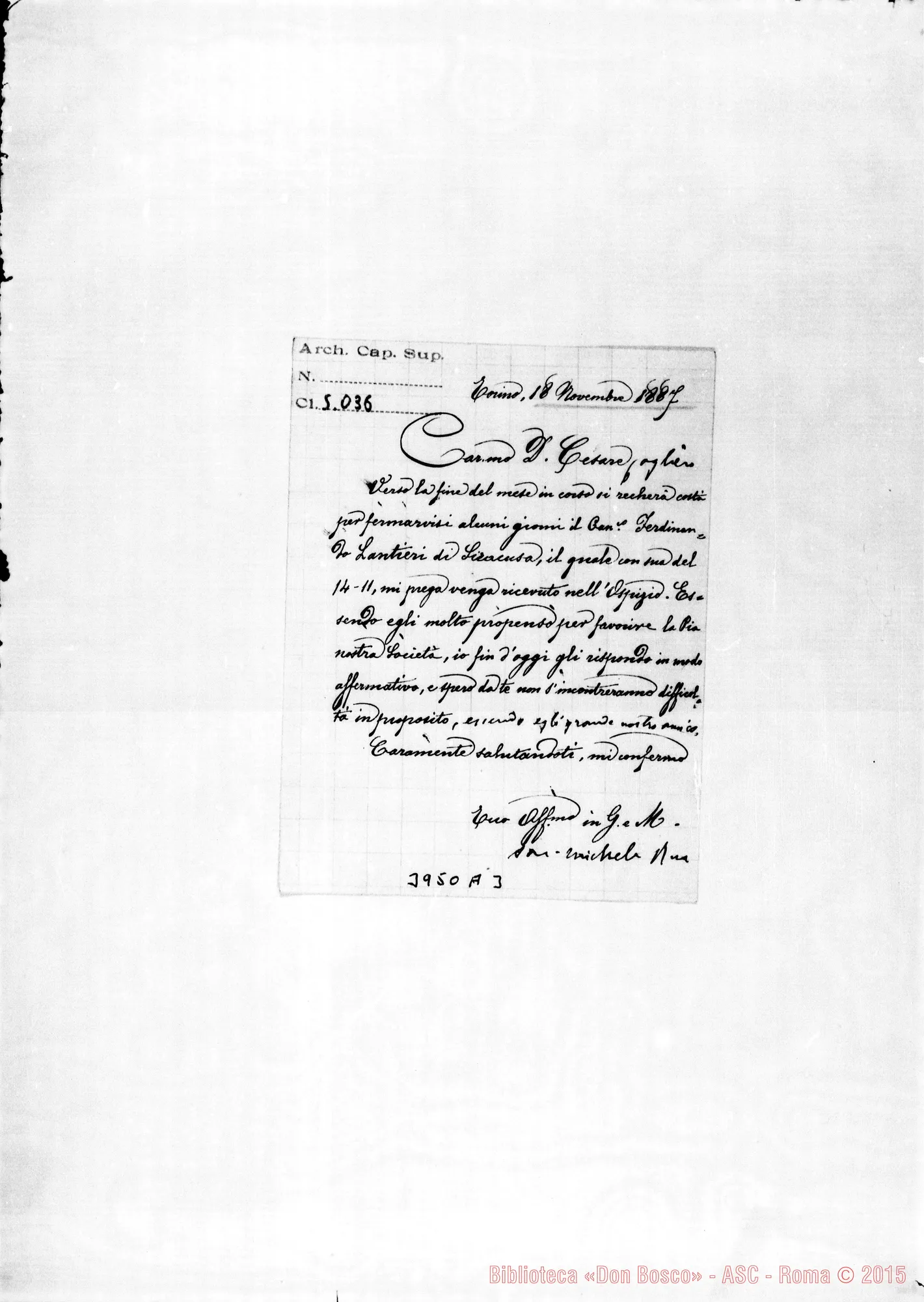 Fotogramma A 3 — « « Torino, 18-11-1887