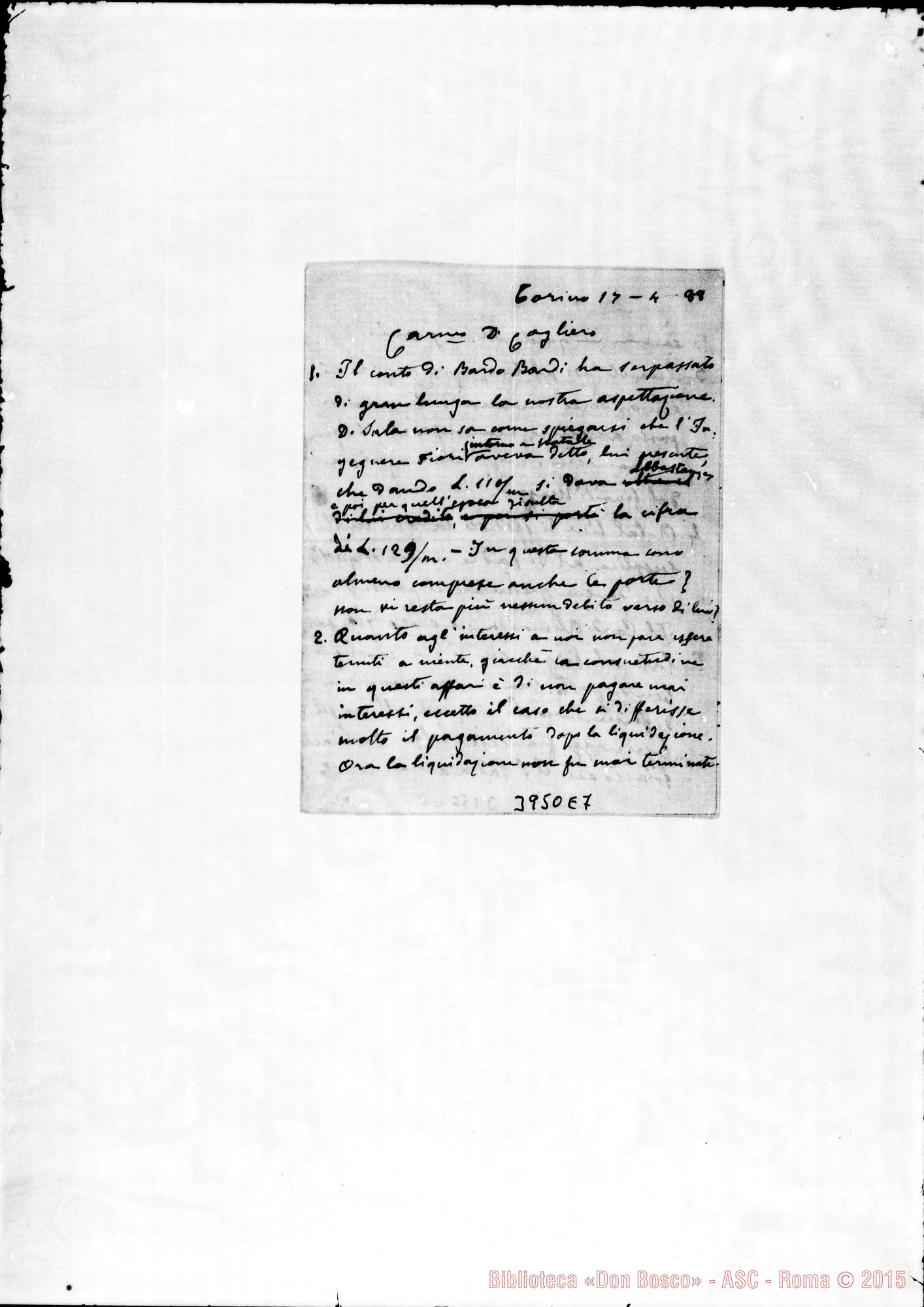 Fotogramma E 7 — « « Torino, 17-04-1888