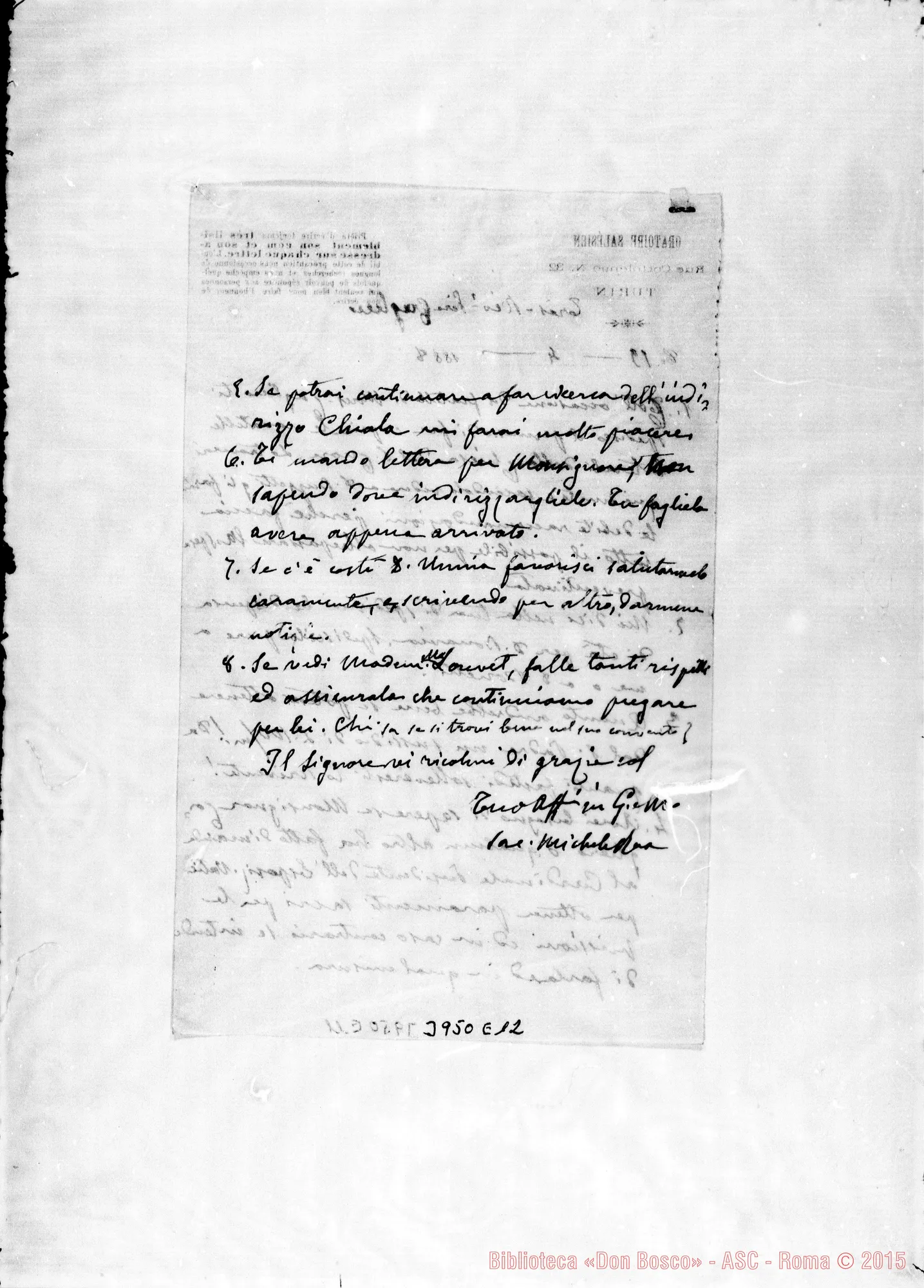Fotogramma E 12 — « « Torino, 19-04-1888 All. permesso di costruzione