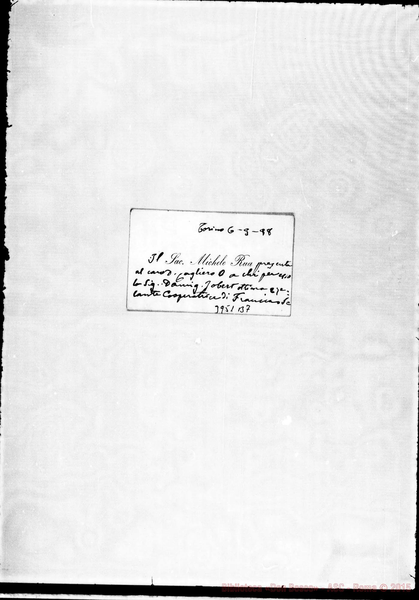 Fotogramma B 7 — « « Torino, 6-05-1888