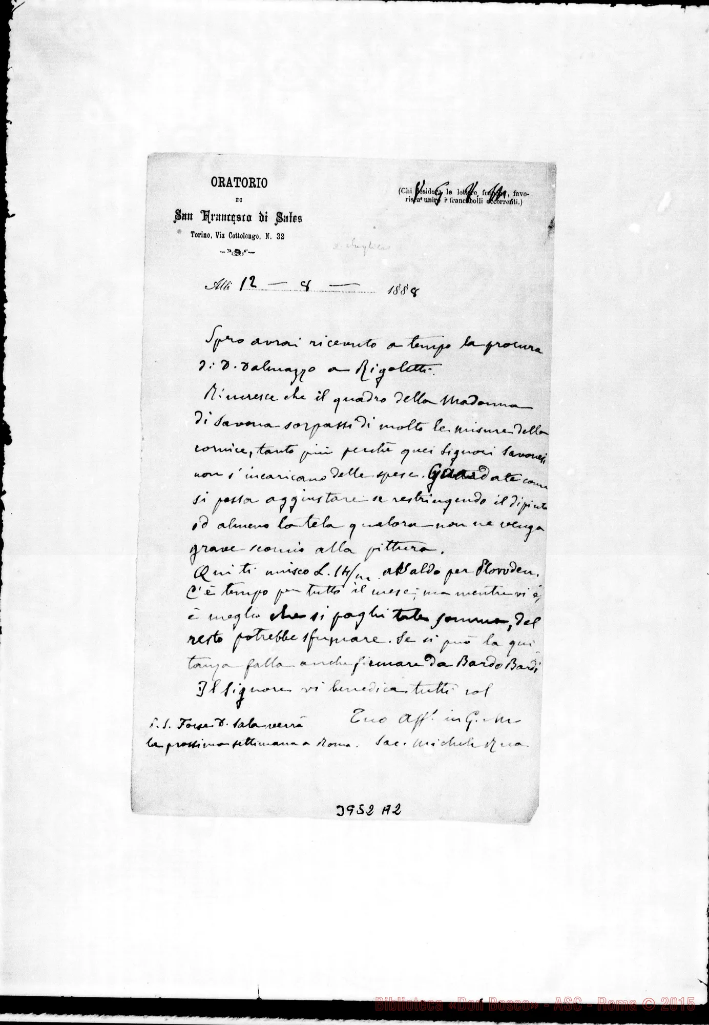 Fotogramma A 2 — « « Torino, 12-08-1888