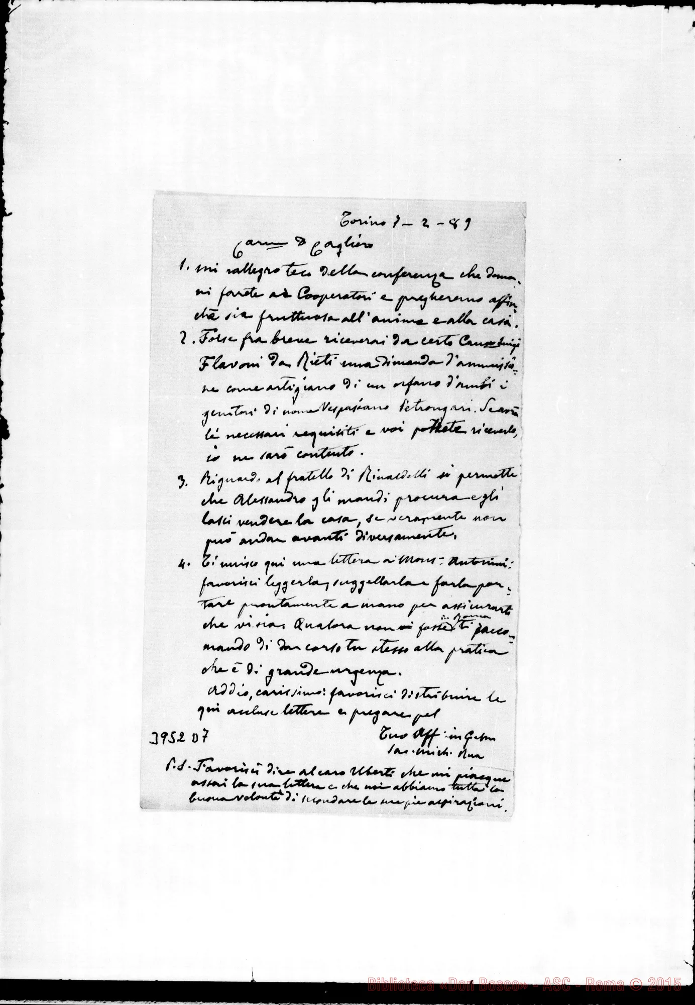 Fotogramma D 7 — « « Torino, 7-02-1889