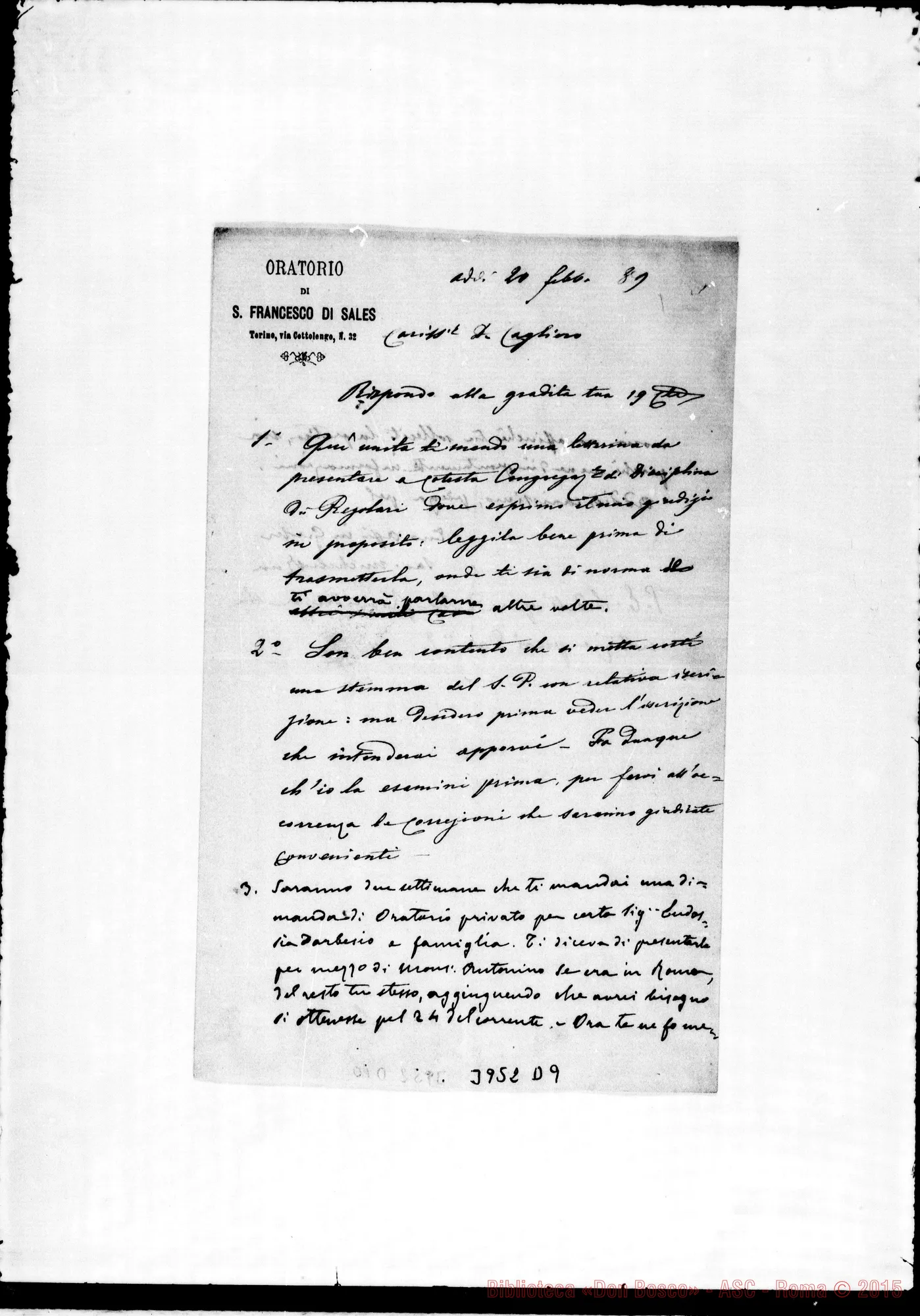 Fotogramma D 9 — « « Torino, 20-02-1889