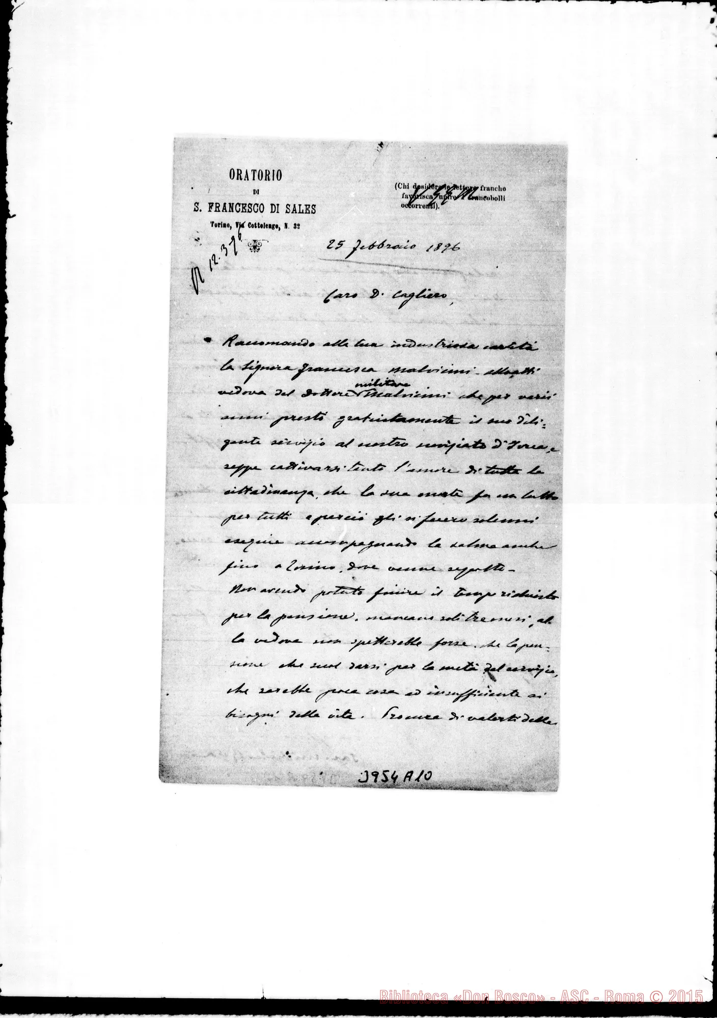 Fotogramma A 10 — « « Torino, 25-02-1896