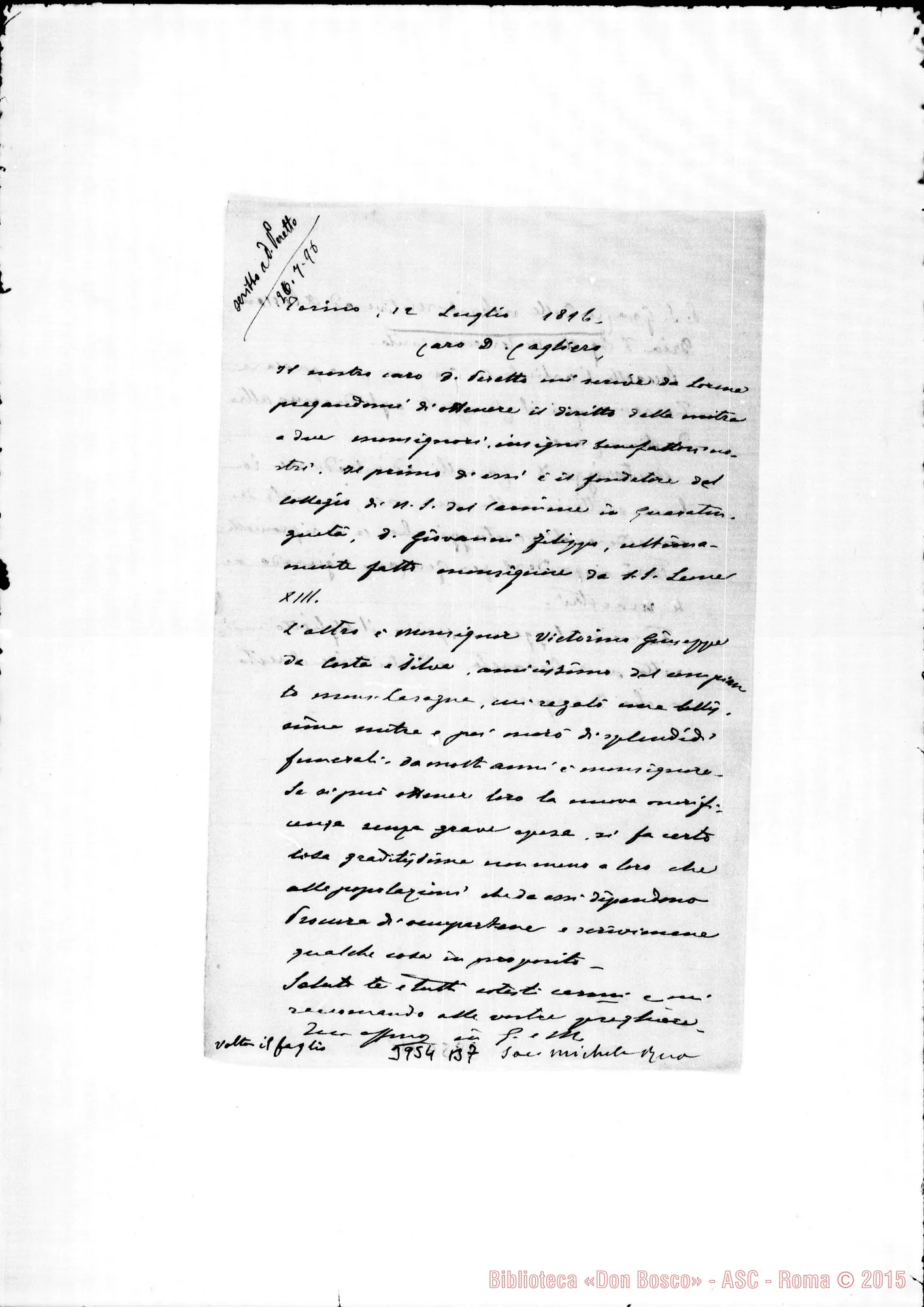 Fotogramma B 7 — « « Torino, 12-07-1896