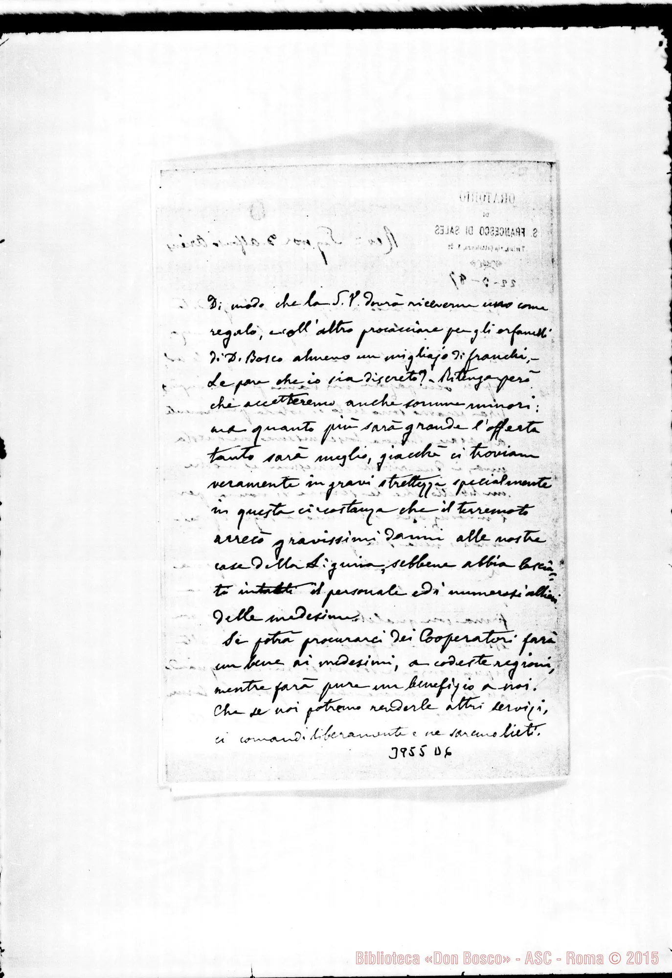Fotogramma D 6 — Ariens Alfonso, sac. Torino, 22-03-1887