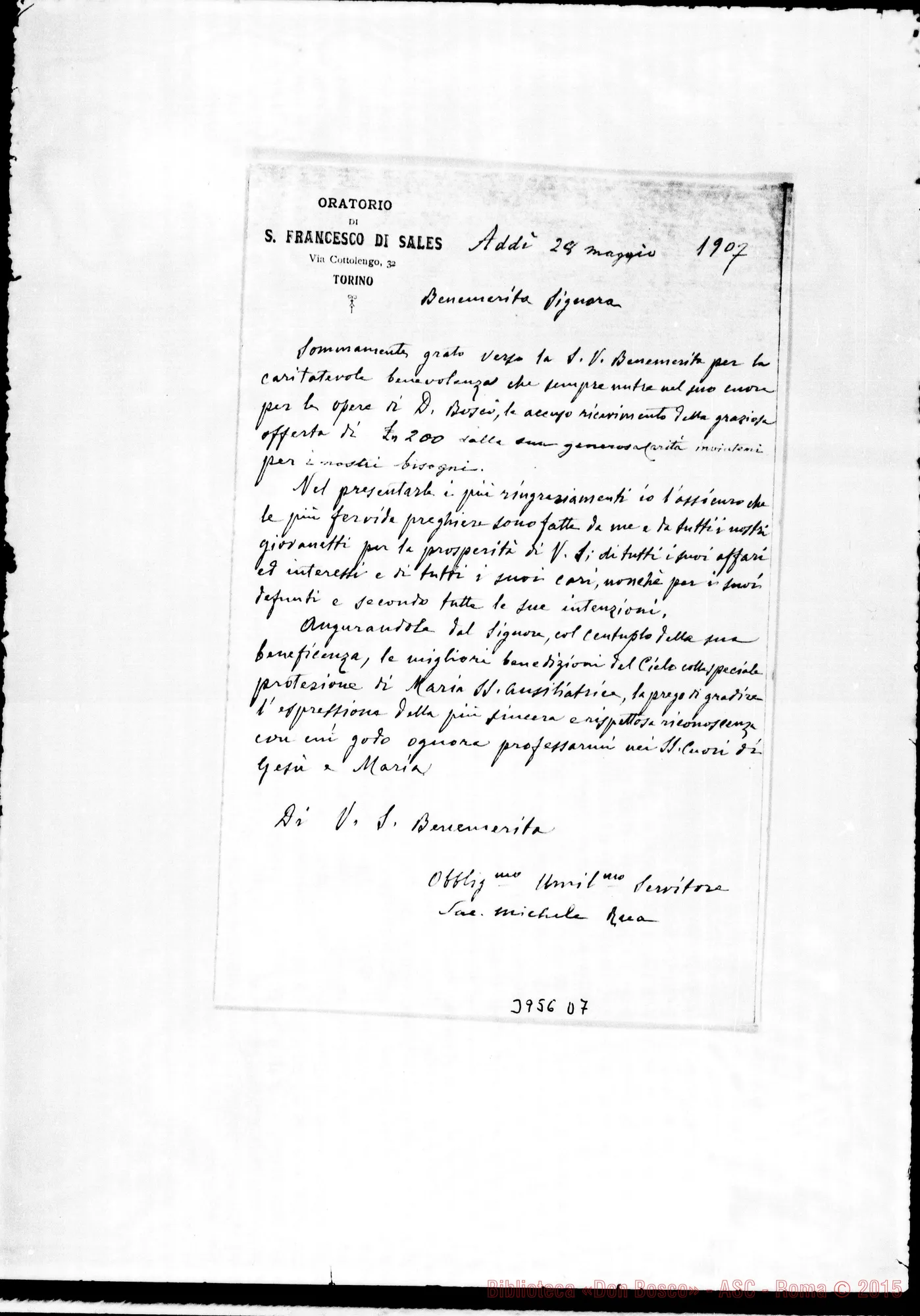 Fotogramma D 7 — « « Torino, 28-05-1907