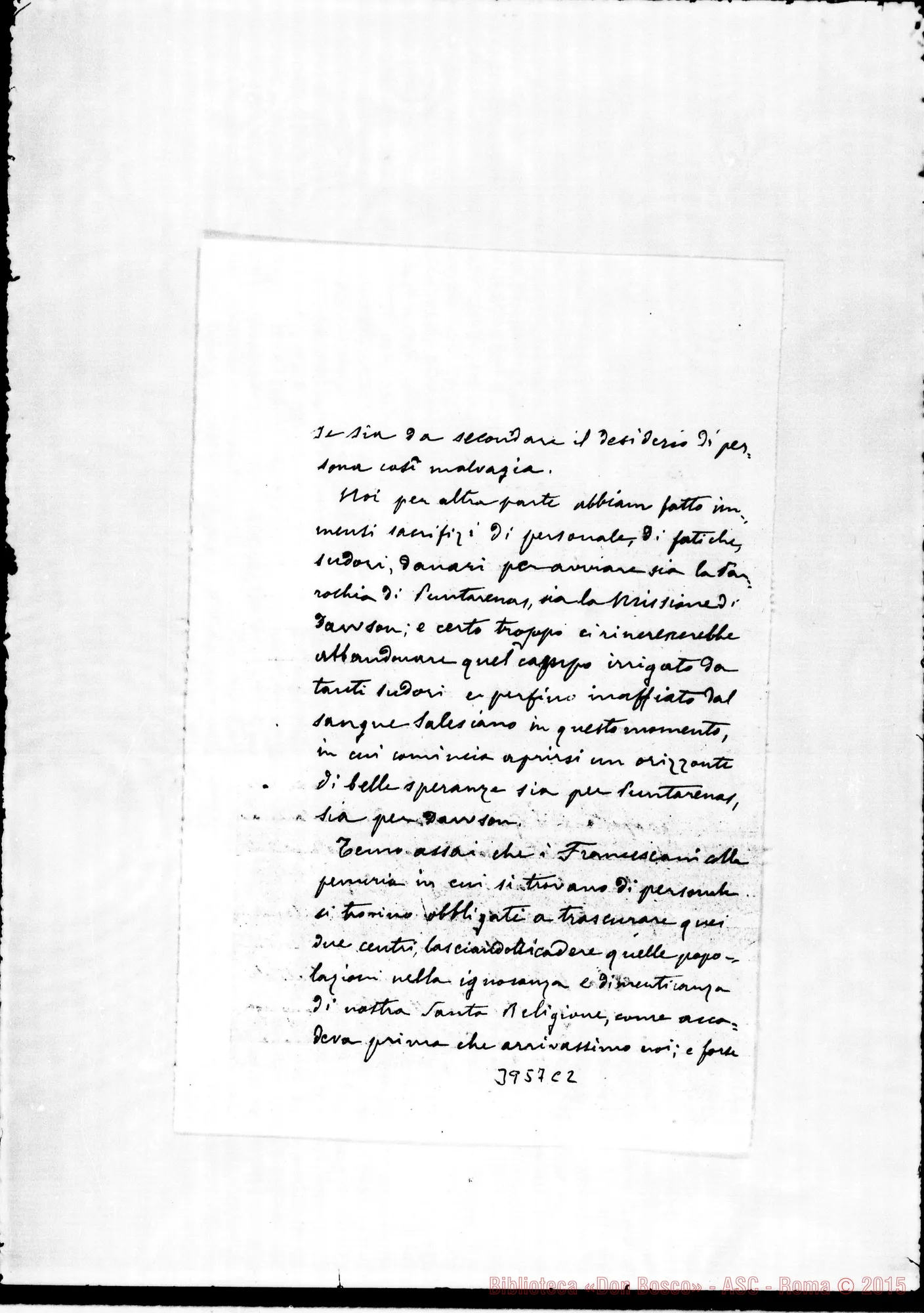 Fotogramma C 2 — « « Torino, 4-04-1896 Cfr. orig.