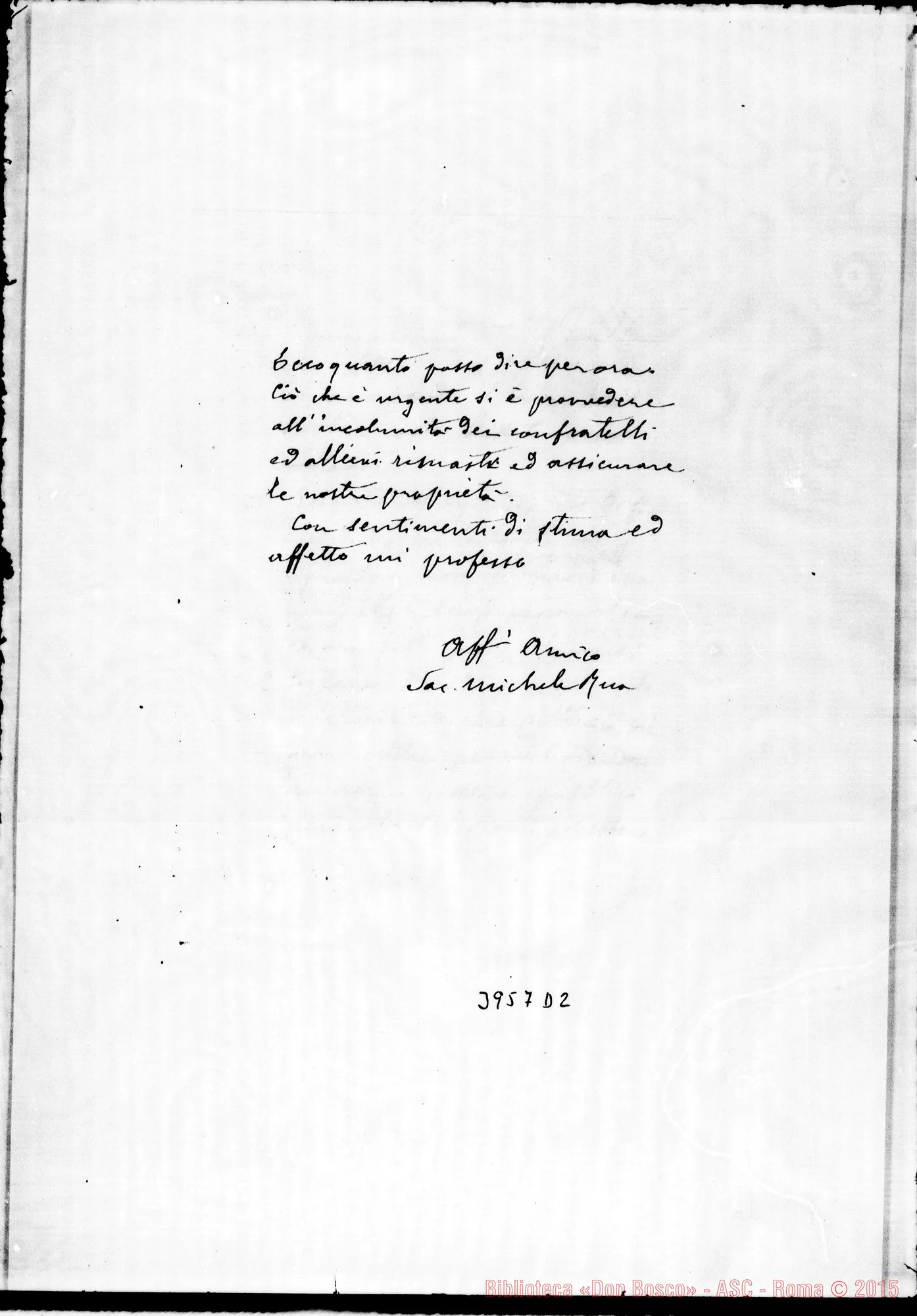 Fotogramma D 2 — « « Torino, 27-10-1896 Cfr. orig.