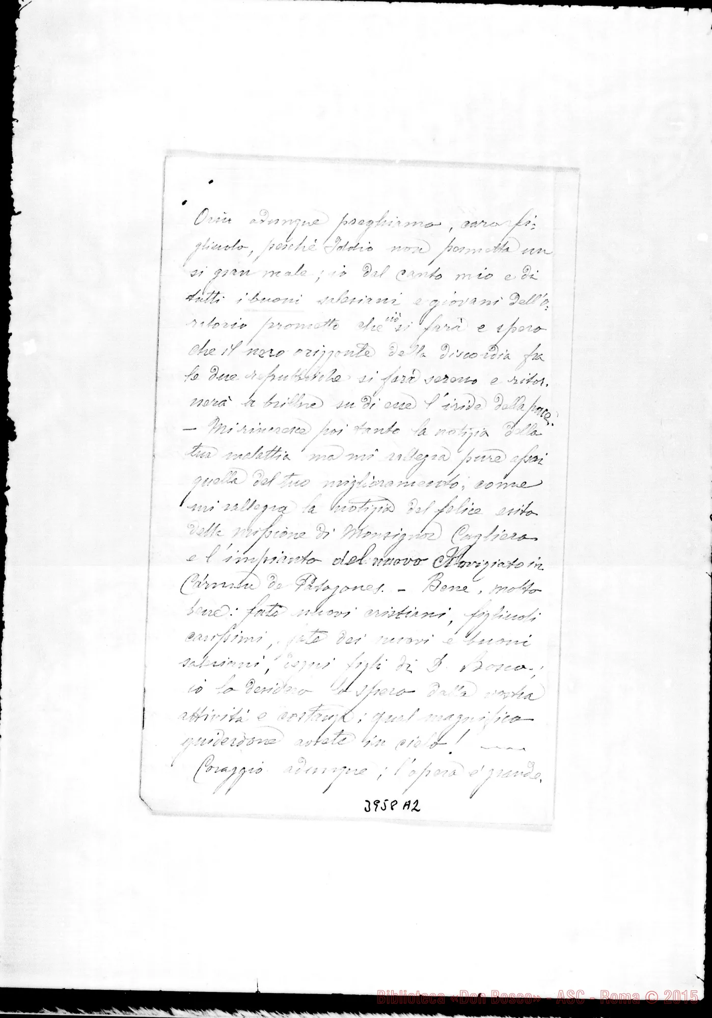Fotogramma A 2 — Carbajal Lino, SDB Torino, 31-01-1902