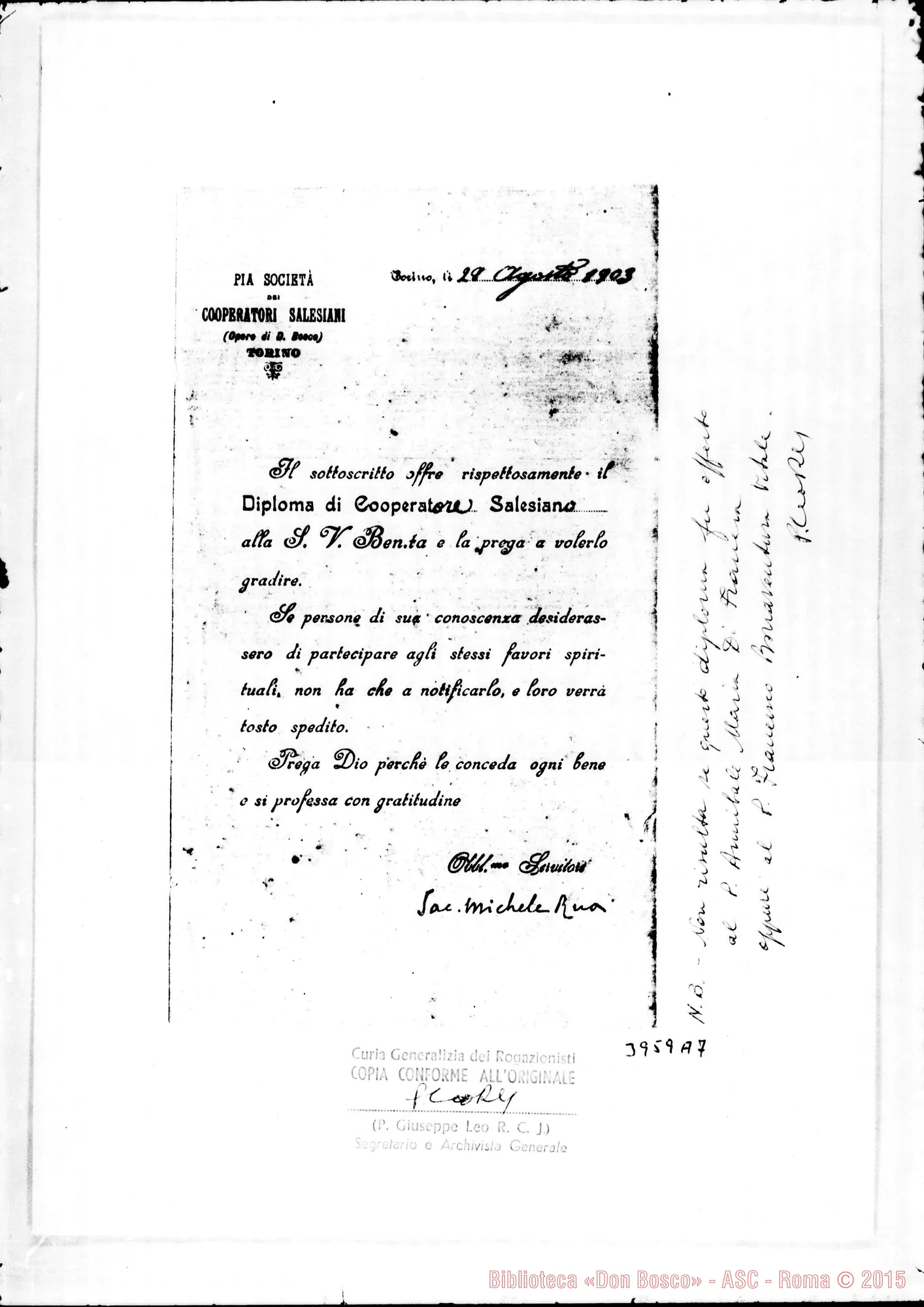Fotogramma A 7 — « « Torino, 28-08-1903