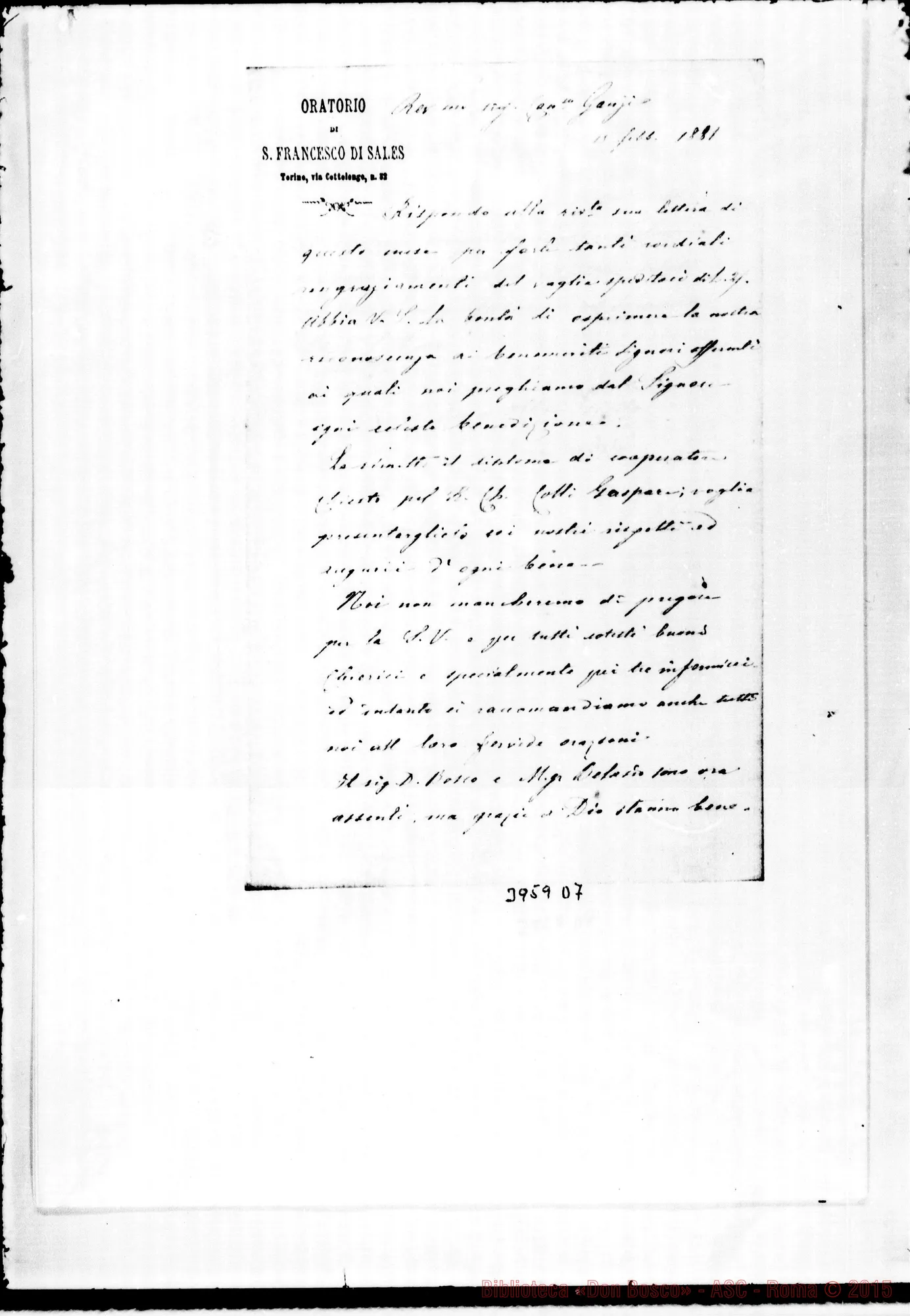 Fotogramma D 7 — « Torino, 13-02-1881