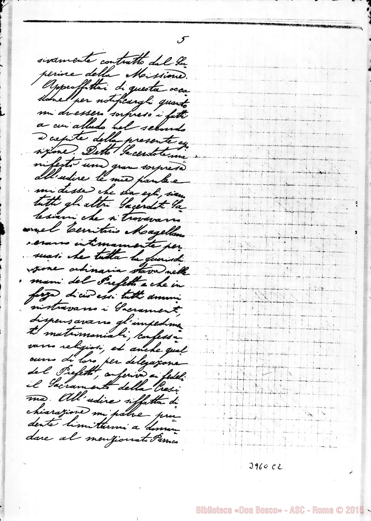 Fotogramma C 2 — Jara Angelo Ramón, vesc. di Ancud Torino, 29-03-1904 Cfr. orig.