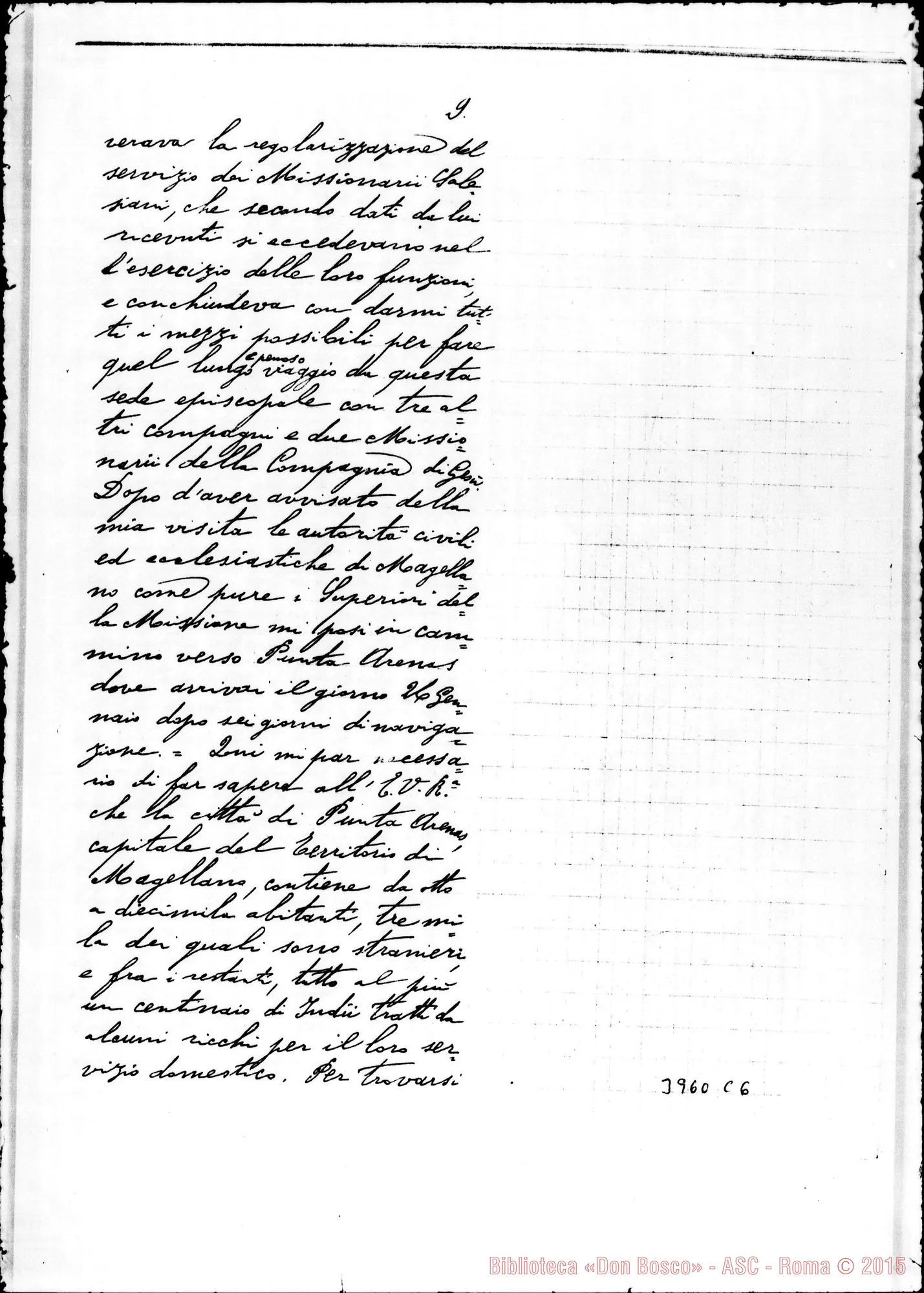 Fotogramma C 6 — Jara Angelo Ramón, vesc. di Ancud Torino, 29-03-1904 Cfr. orig.