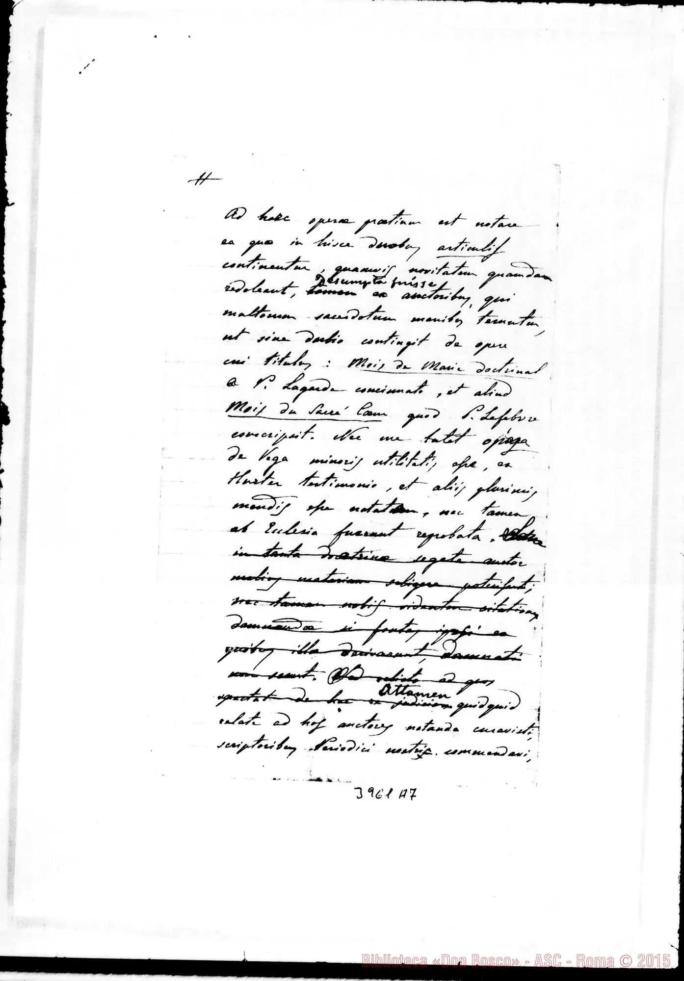 Fotogramma A 7 — Krementz Filippo, card, arciv. di Köln Torino, 16-01-1897