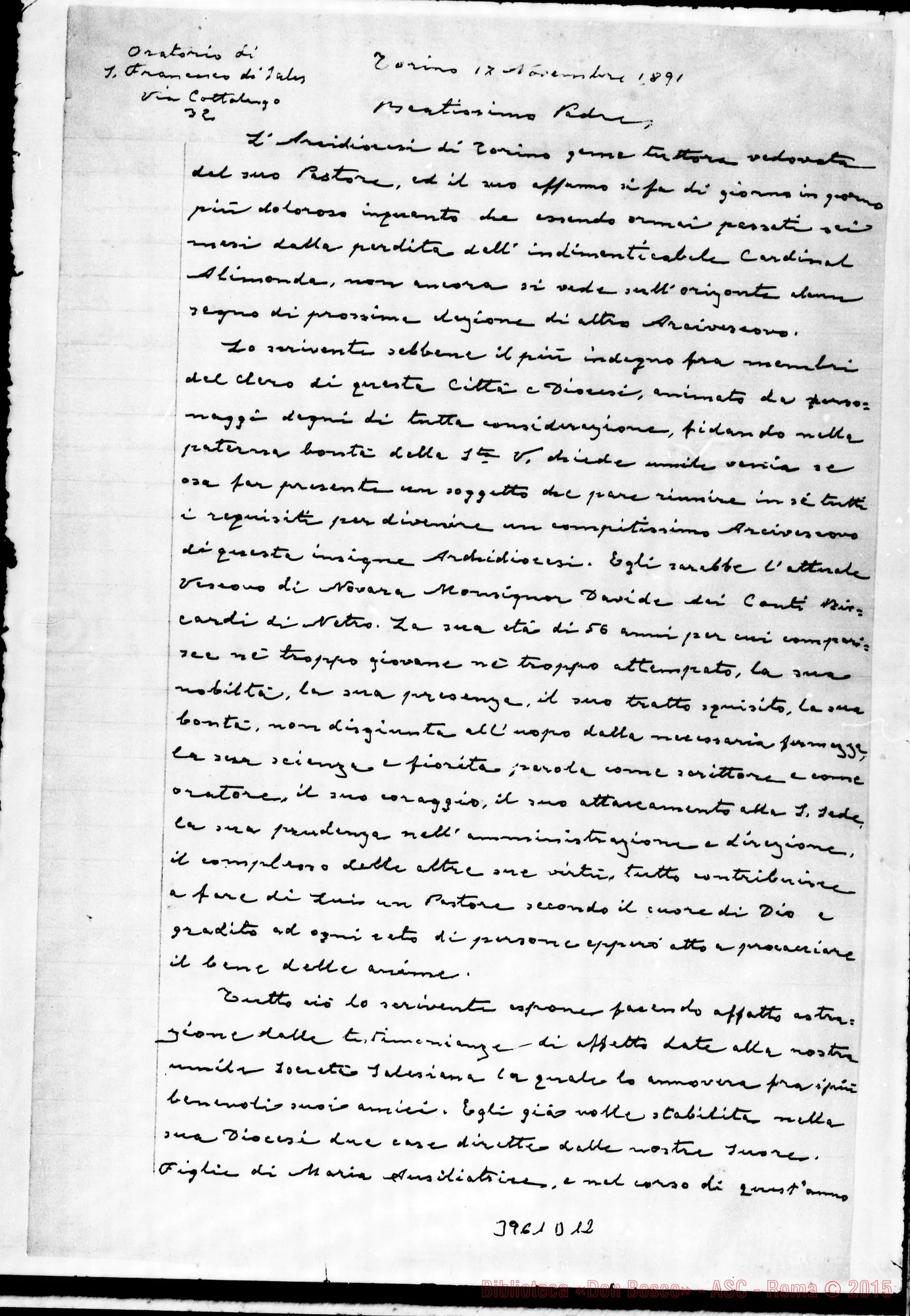 Fotogramma D 12 — « « Torino, 17-11-1891