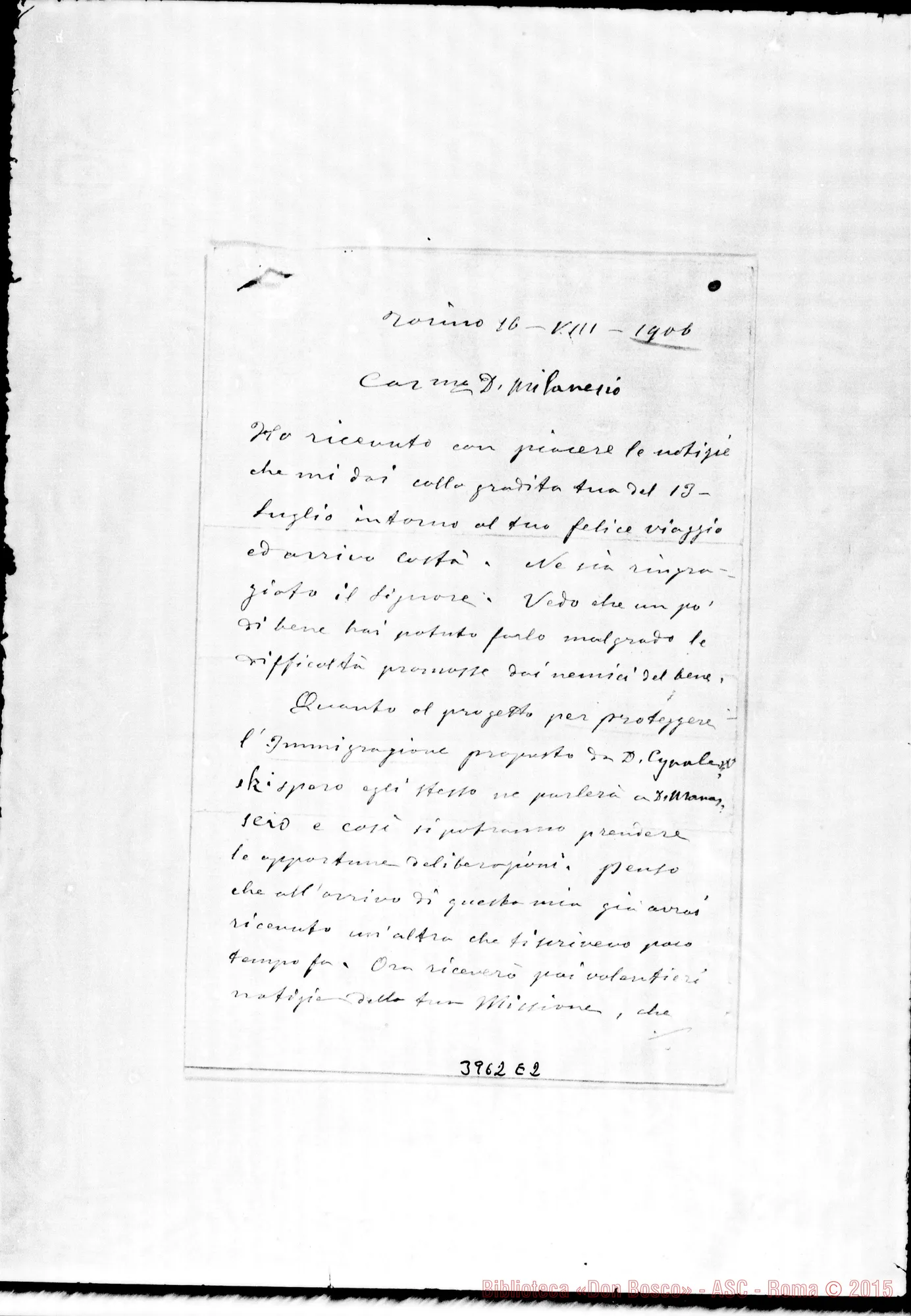 Fotogramma E 2 — « « Torino, 16-08-1906