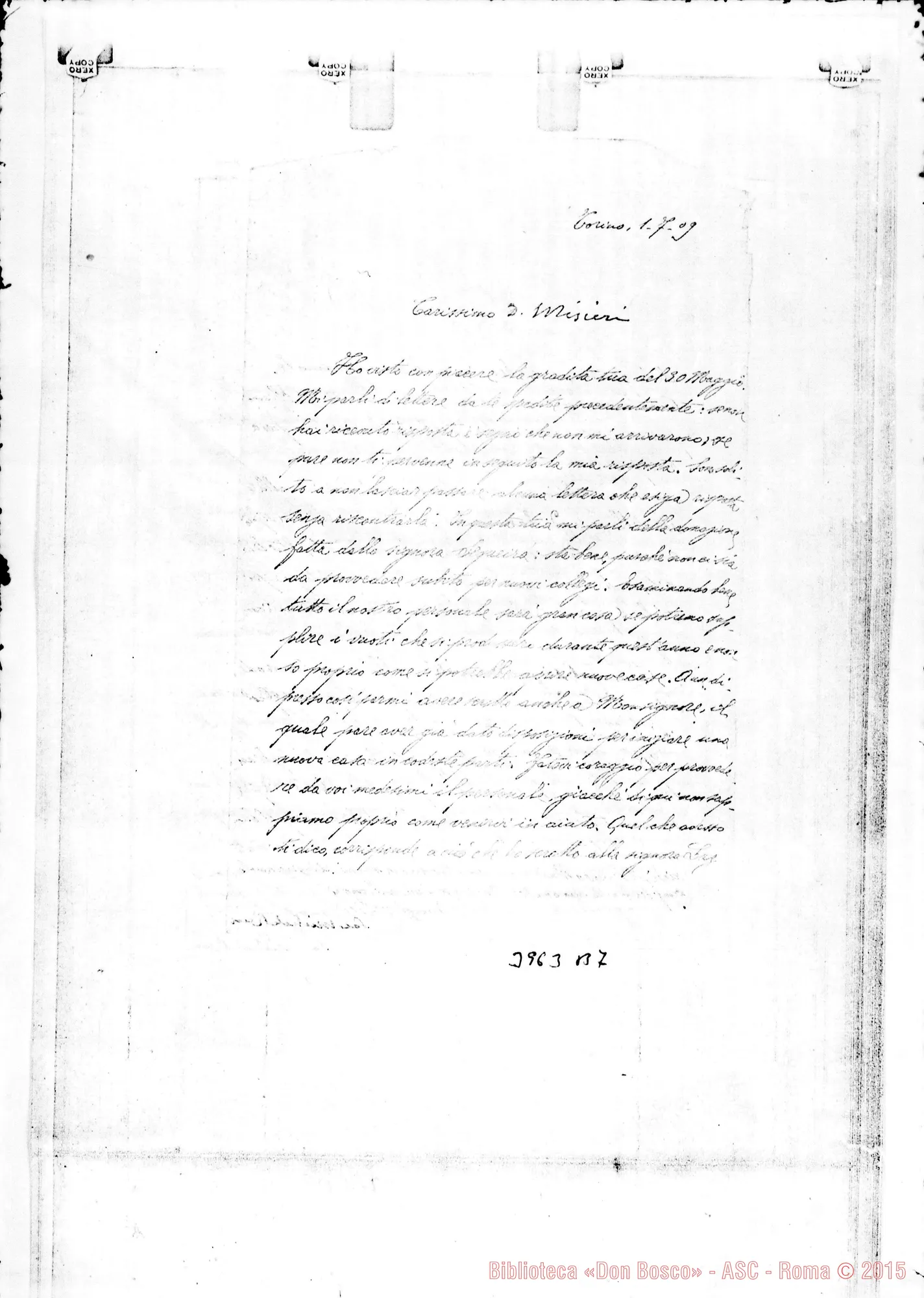 Fotogramma B 7 — « « Torino, 1-07-1909