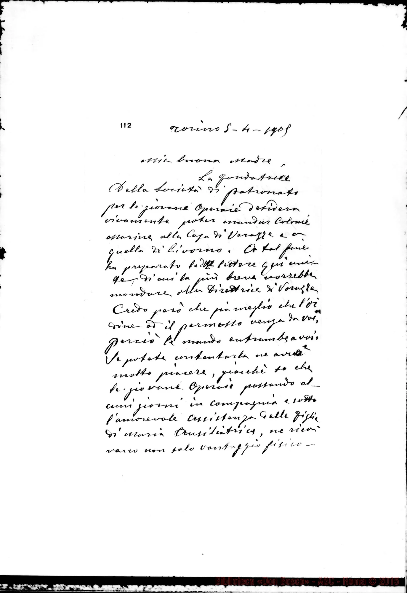Fotogramma E 12 — « « Torino, 5-04-1905