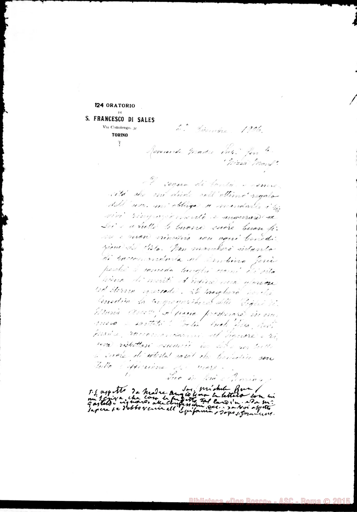 Fotogramma B 7 — « « Torino, 27-12-1906