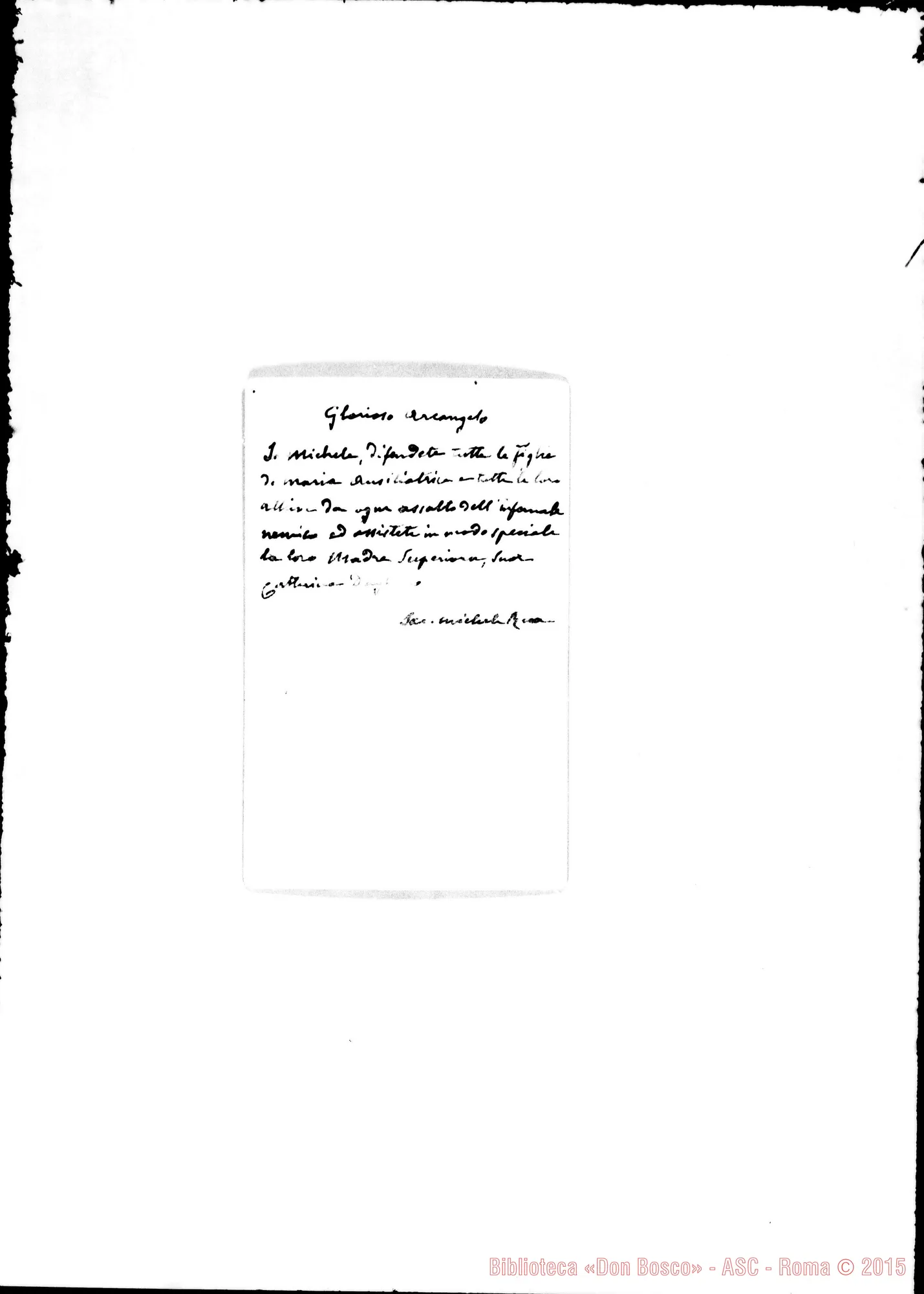 Fotogramma D 2 — « « s.d. Autografi vari