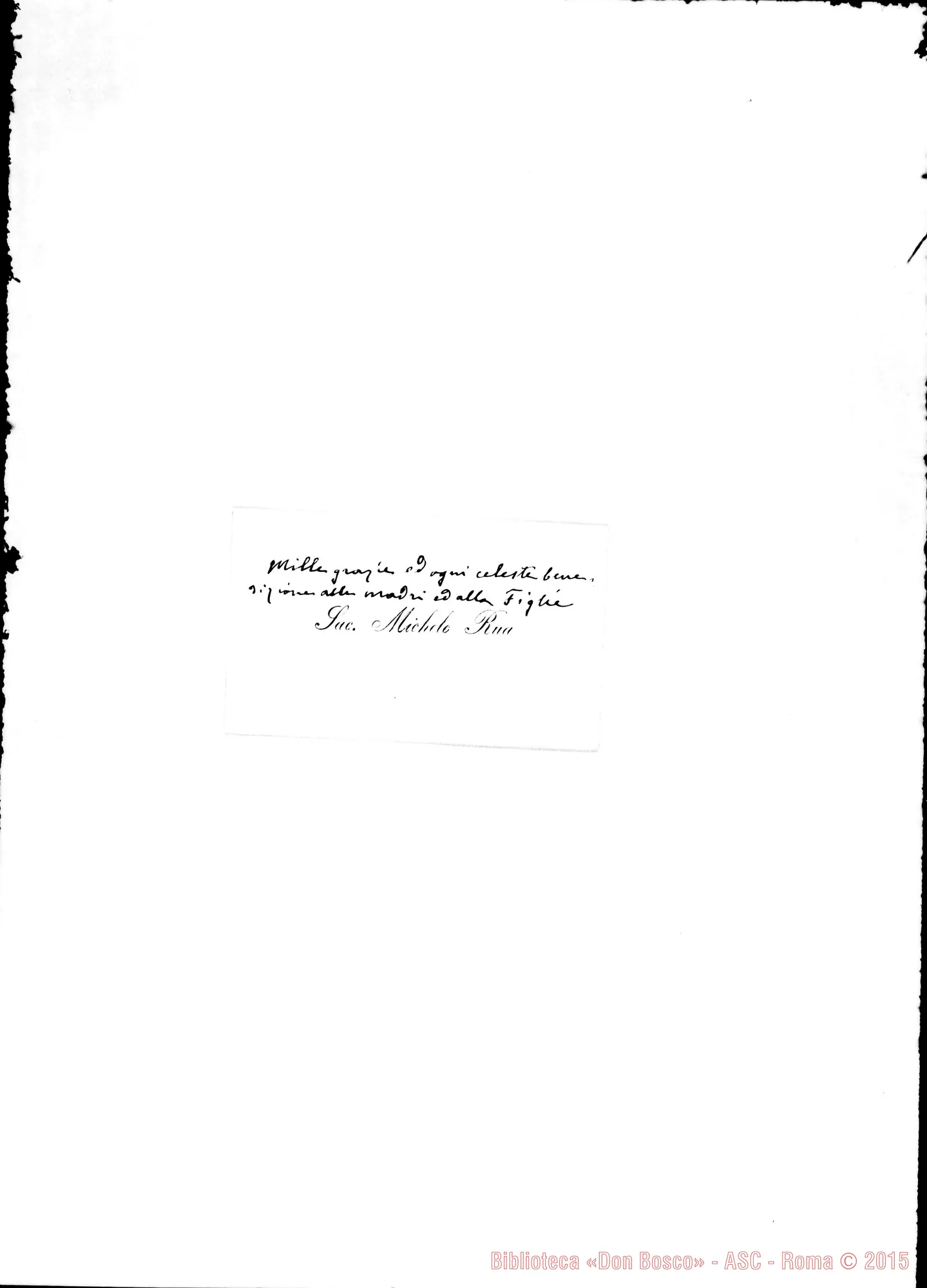 Fotogramma D 4 — « « s.d. Autografi vari