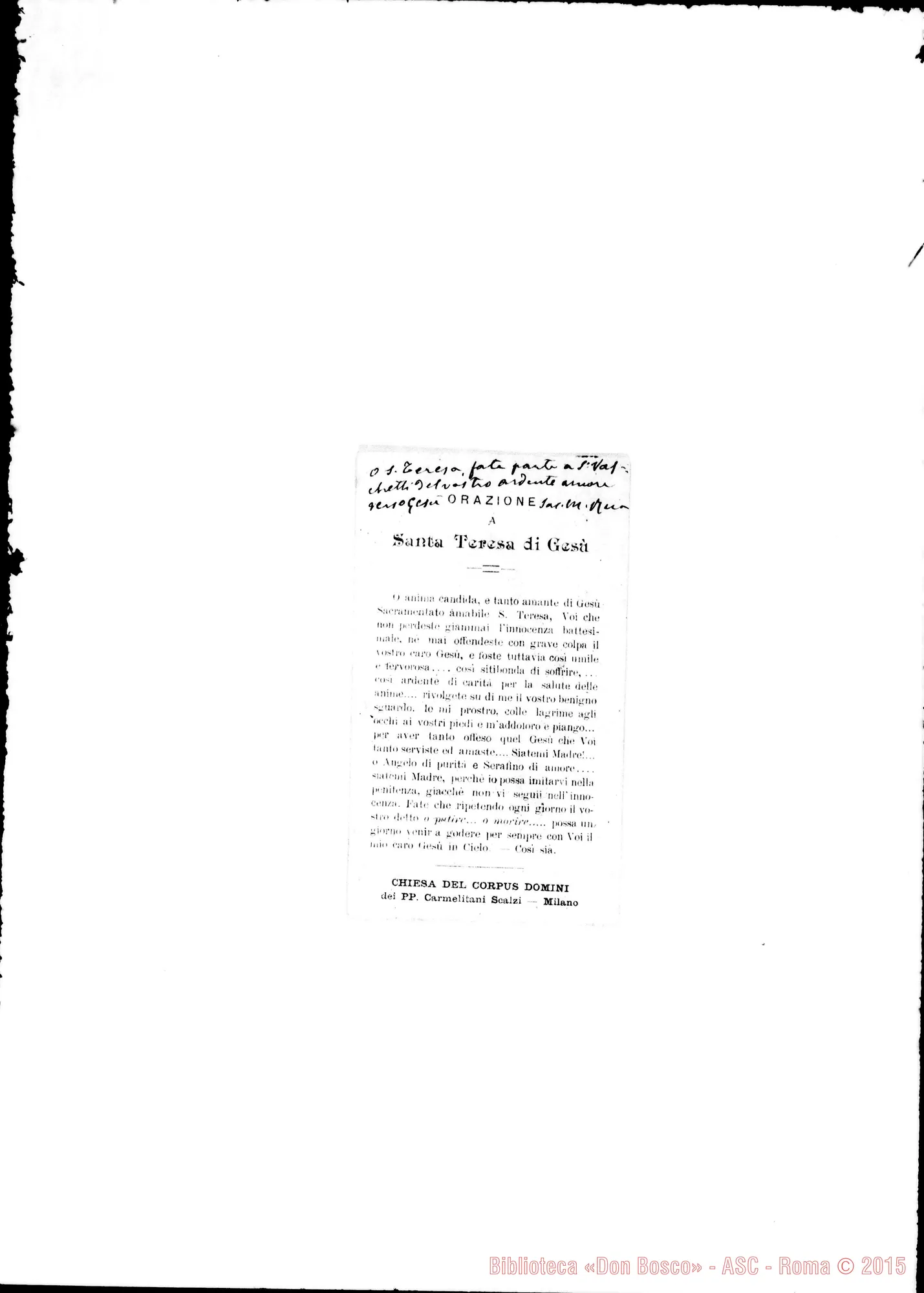 Fotogramma D 2 — Vaschetti Luigia, suora s.d.