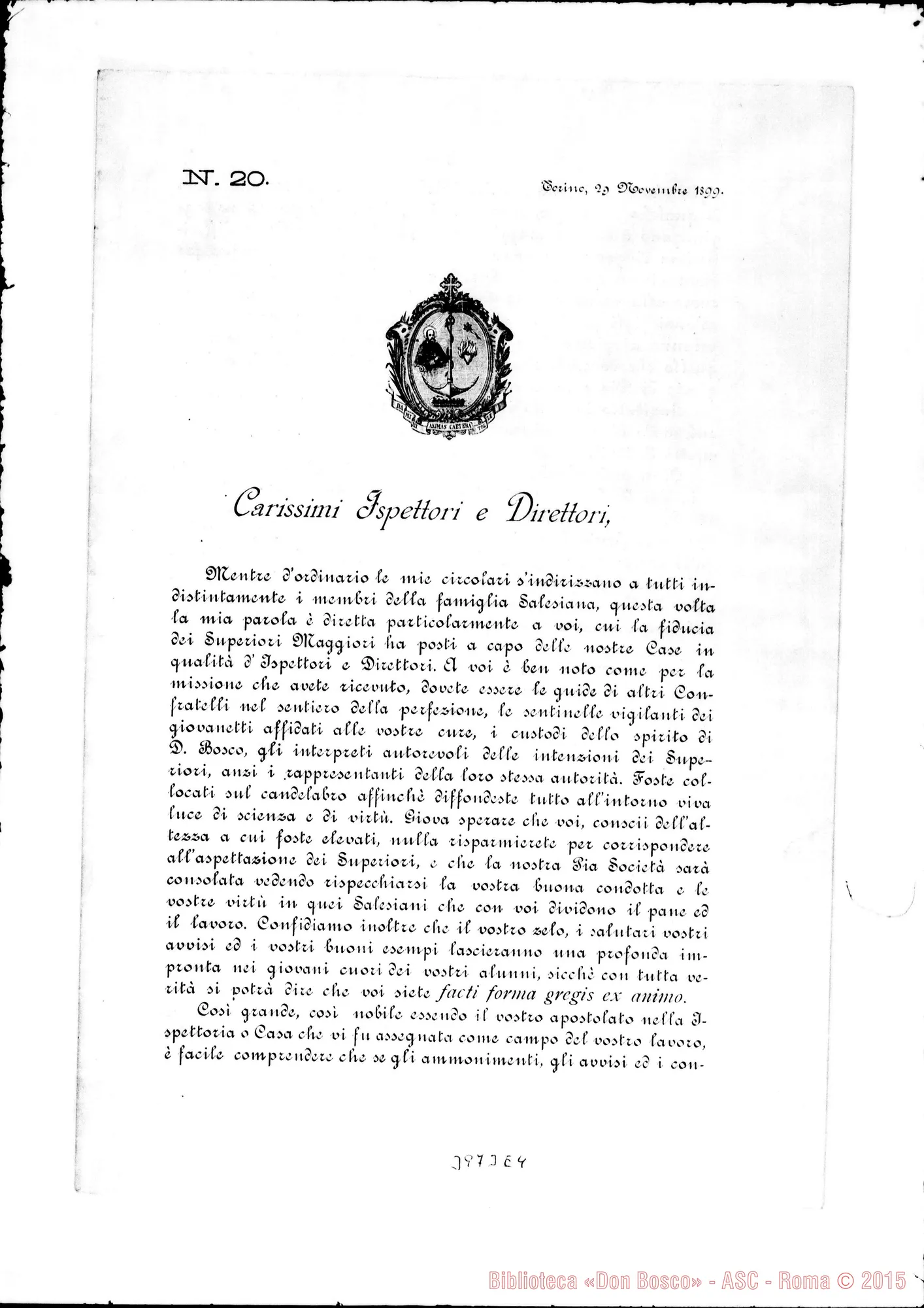 Fotogramma E 4 — 29-11- «Foste collocati sul candelabro…» Ms. allogr. E stampato