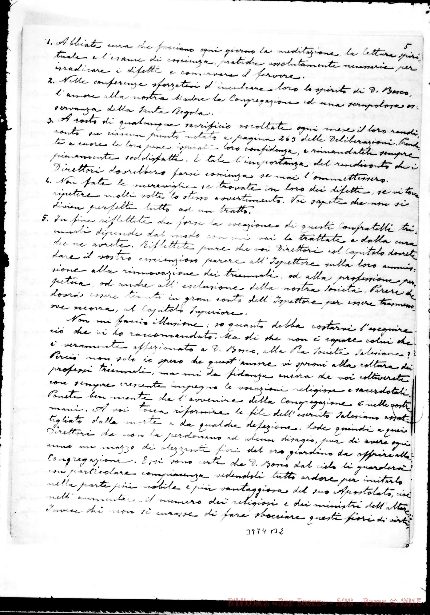 Fotogramma B 2 — 29-11- «Foste collocati sul candelabro…» Ms. allogr. E stampato