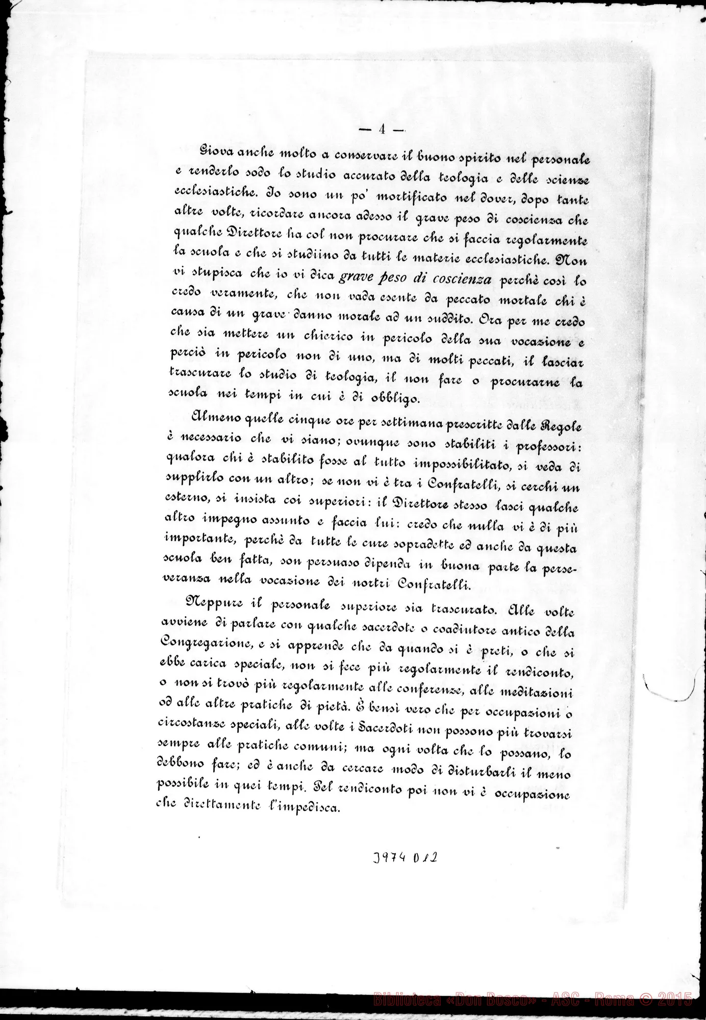 Fotogramma D 12 — 25-04-1901: Don Rinaldi nuovo Prefetto. Tre Ispettorie in Spagna. Stampato
