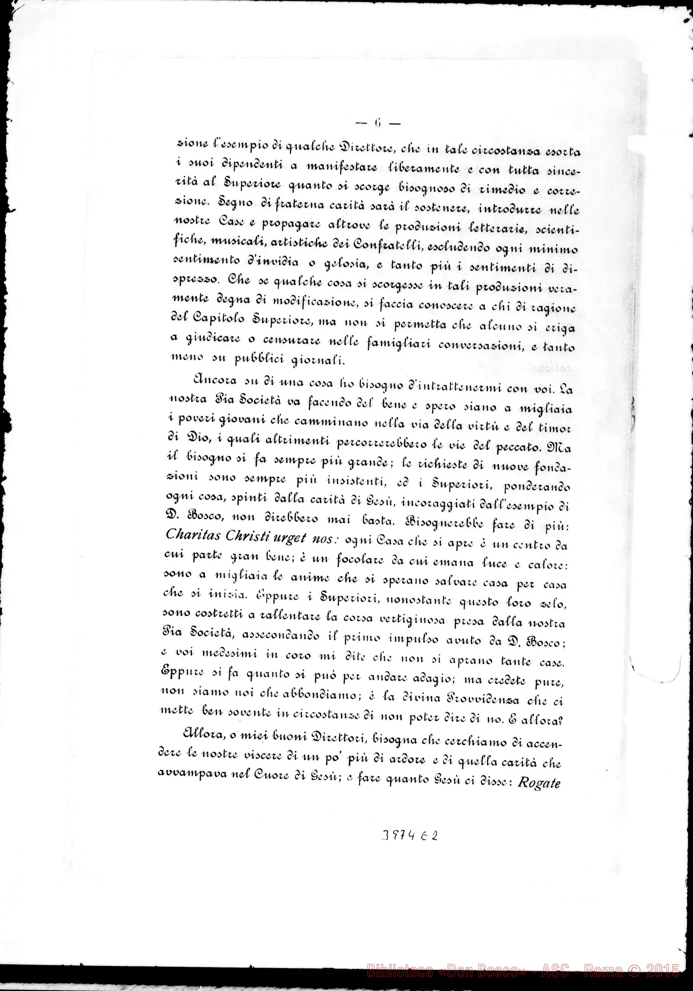Fotogramma E 2 — 25-04-1901: Don Rinaldi nuovo Prefetto. Tre Ispettorie in Spagna. Stampato