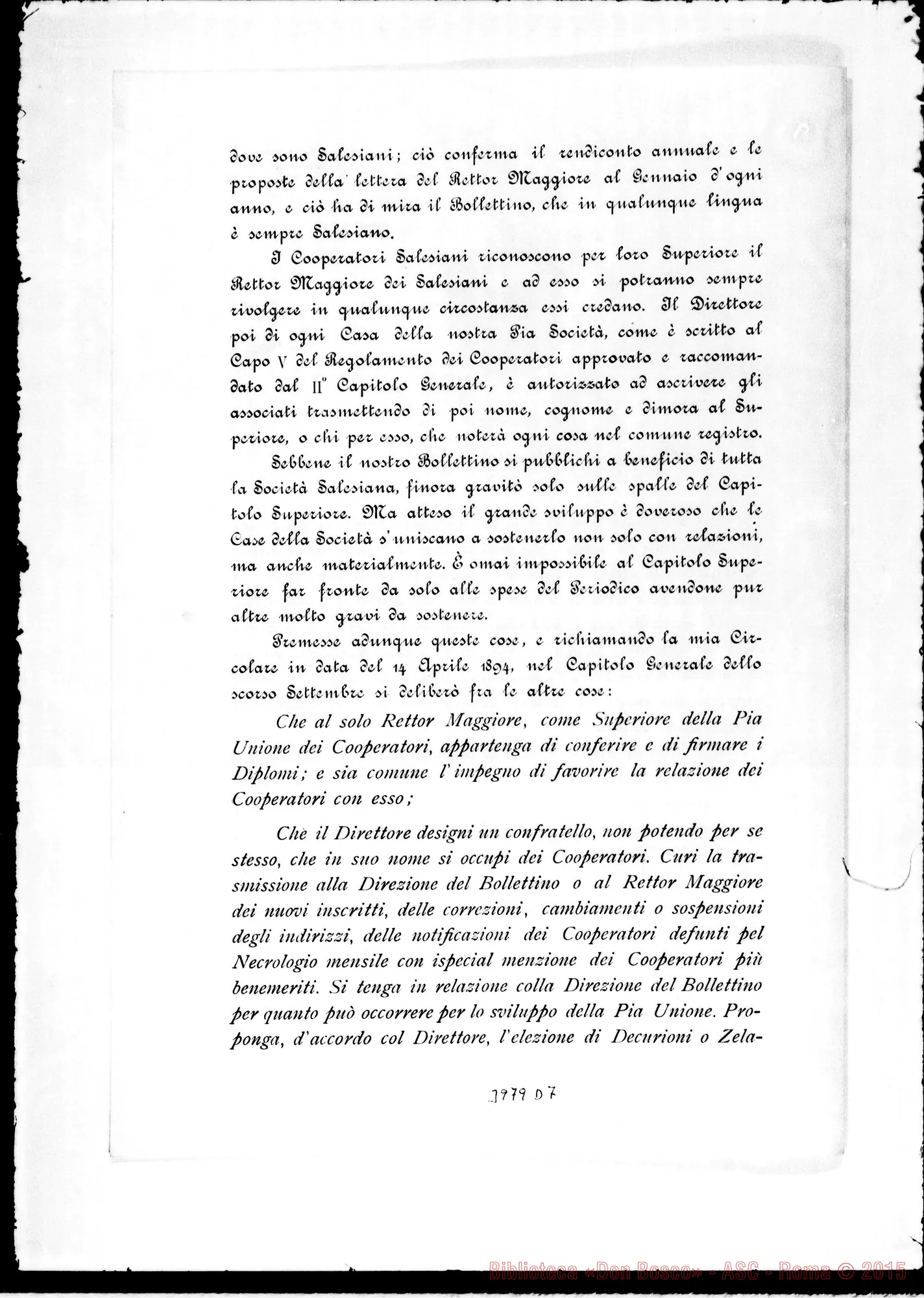 Fotogramma D 7 — 12-04-1896: Sui Cooperatori. Stampato