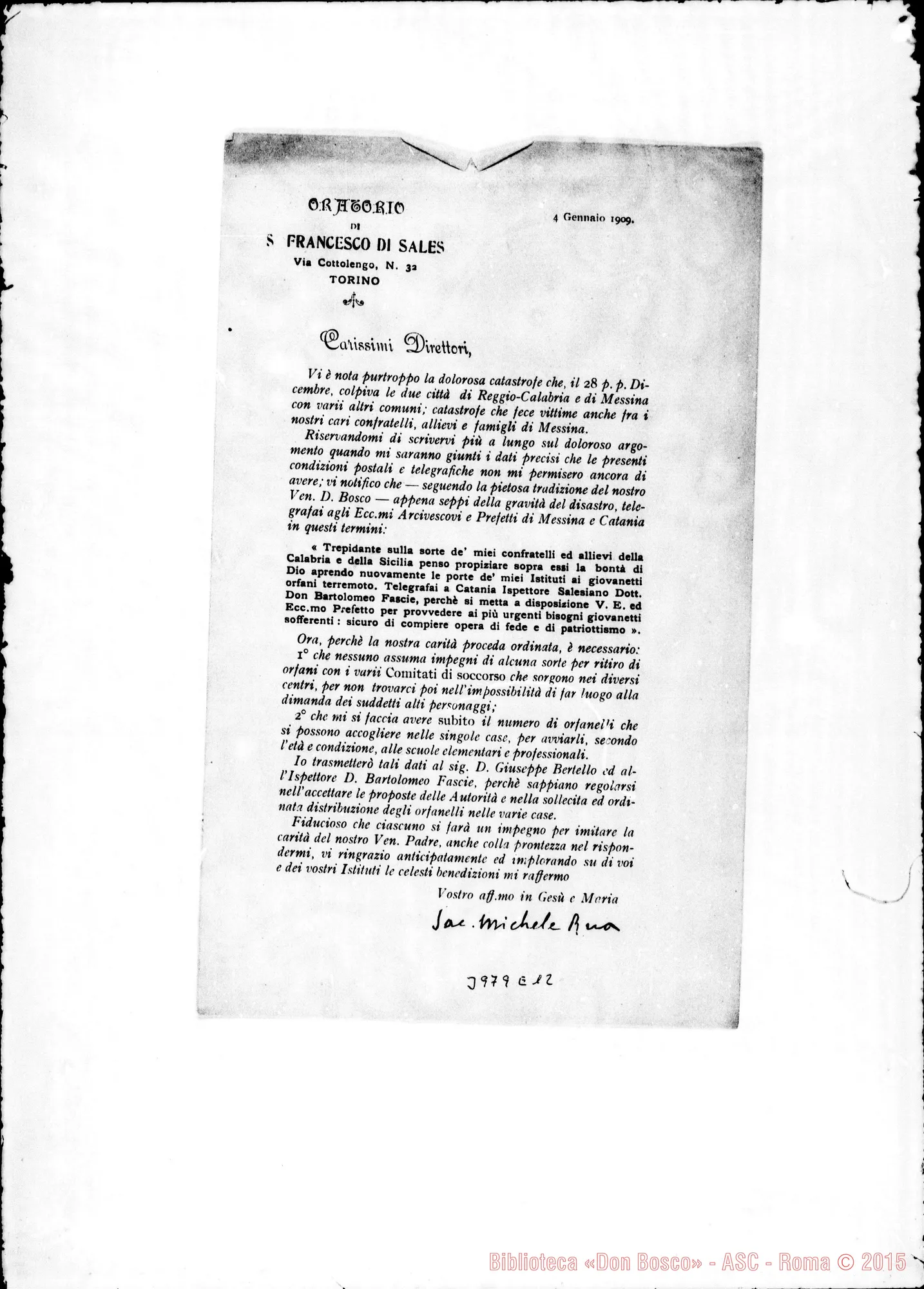 Fotogramma E 12 — Copia ms. allogr. E stampato