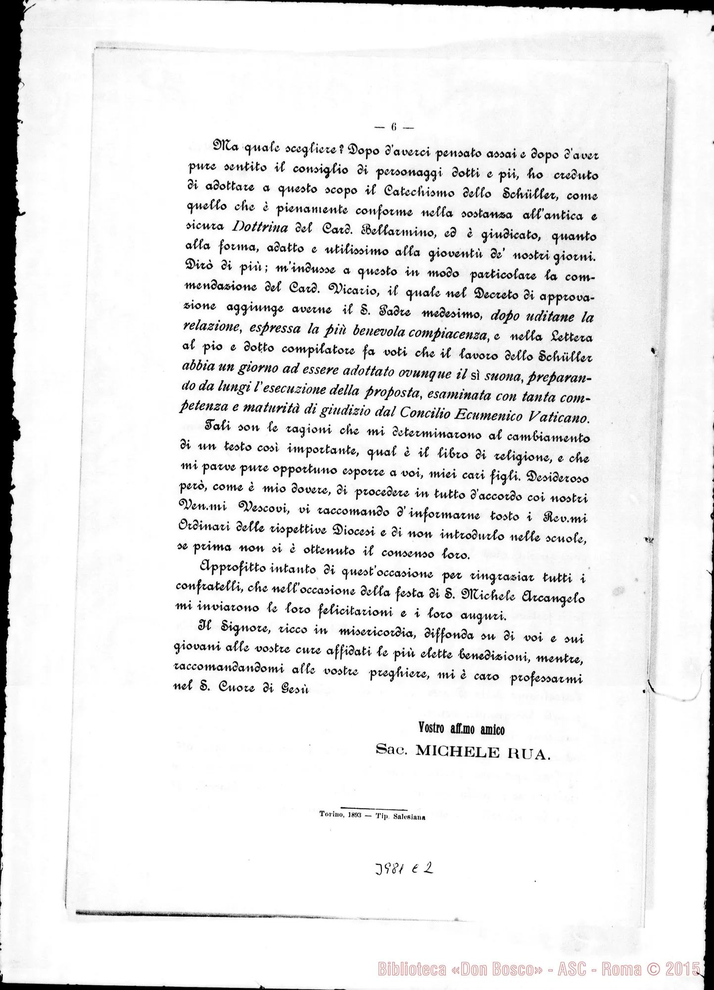 Fotogramma C 2 — 8-10-1893: Studi teologici, etc… Stampato