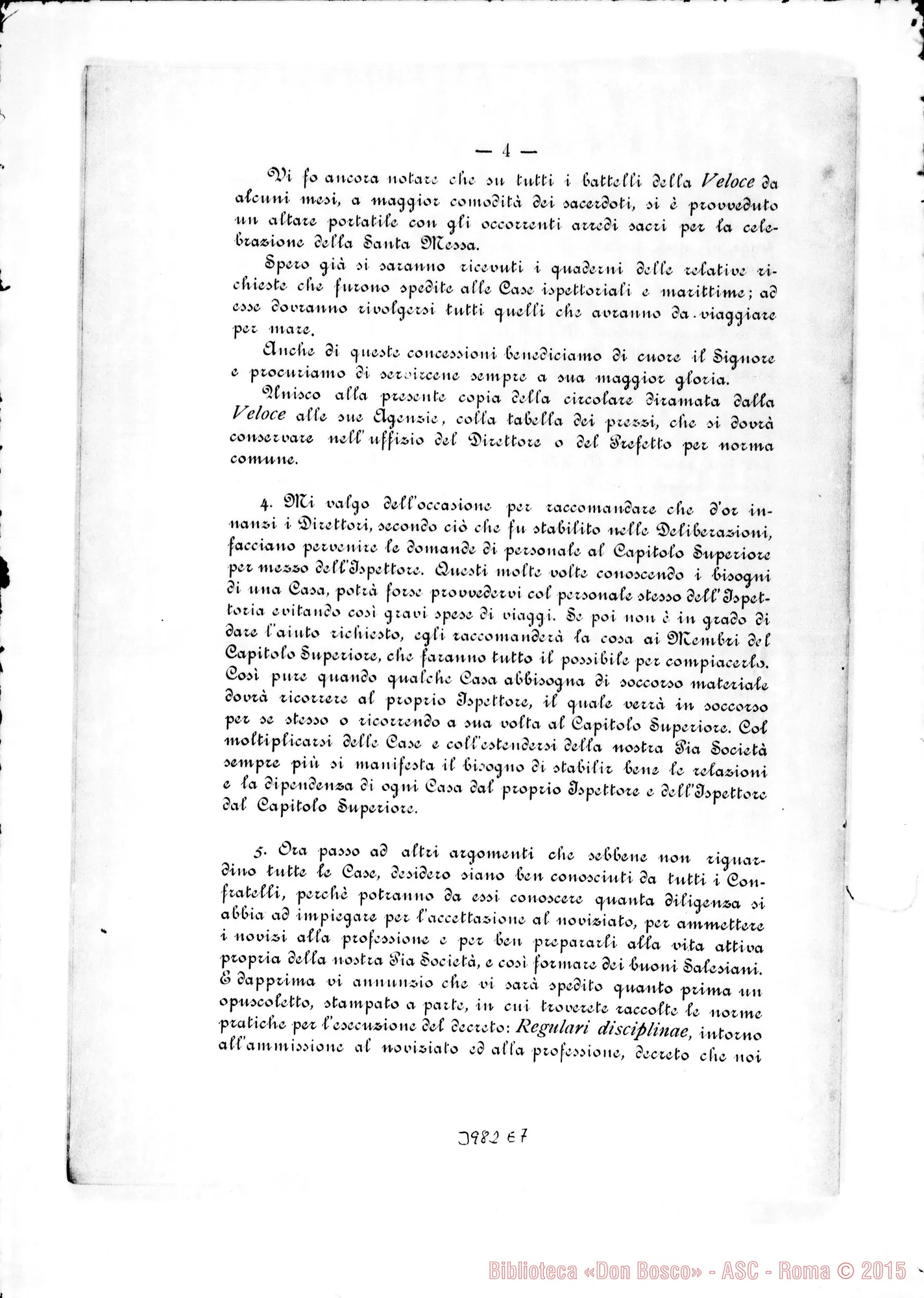Fotogramma E 7 — 5-08- Spirito di povertà formazione religiosa… Stampato