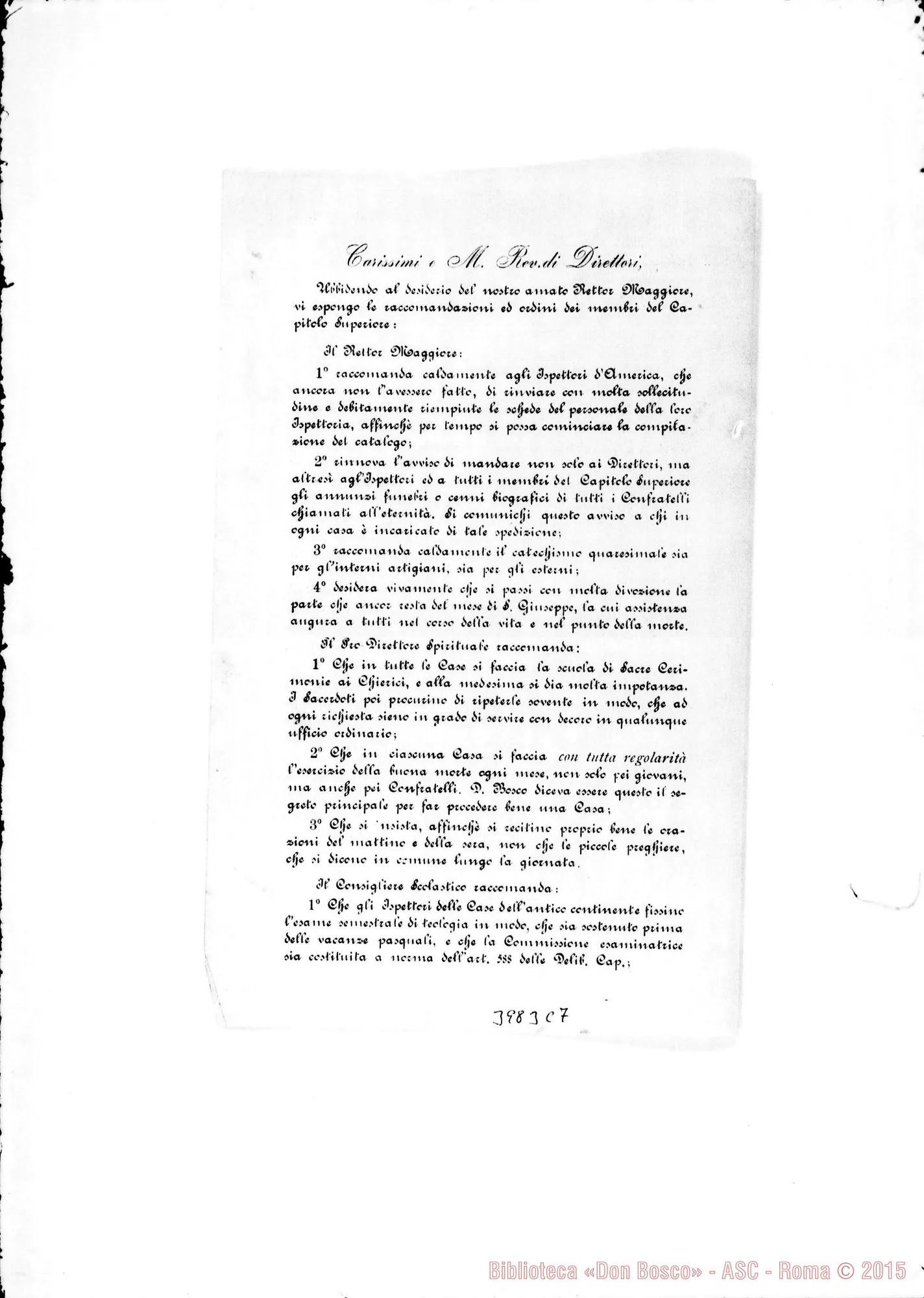 Fotogramma C 7 — 28-02- D. Bovio incaricato della Prefettura Generale. Stampato