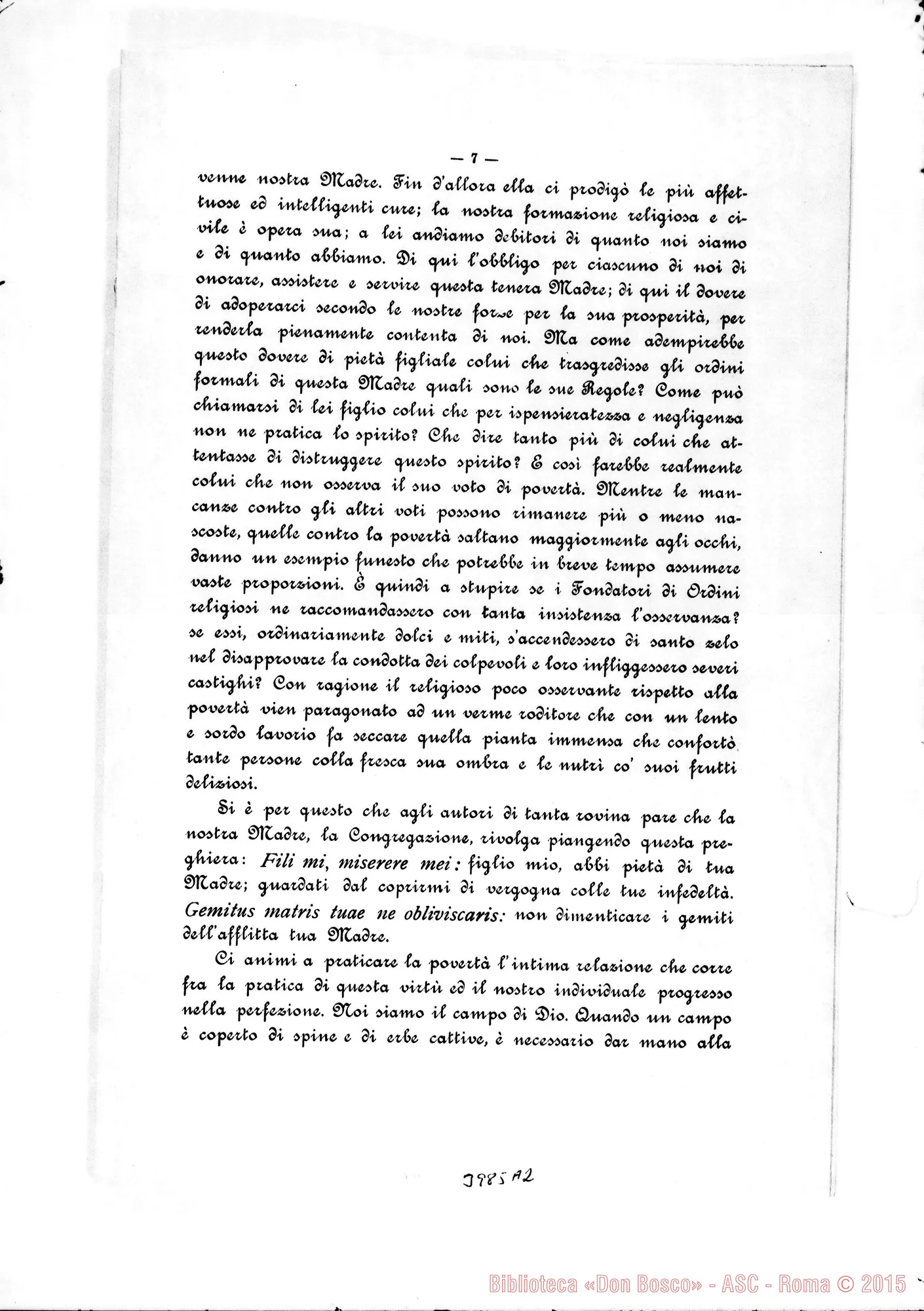 Fotogramma A 2 — 31-01-1907: Sulla povertà. Stampato