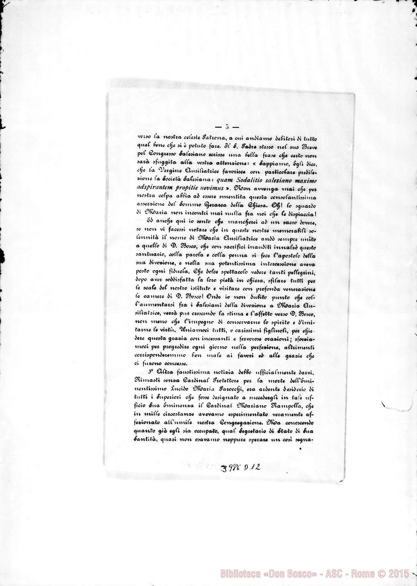 Fotogramma D 12 — 19-06-1903: Lettera Edificante n. 6
