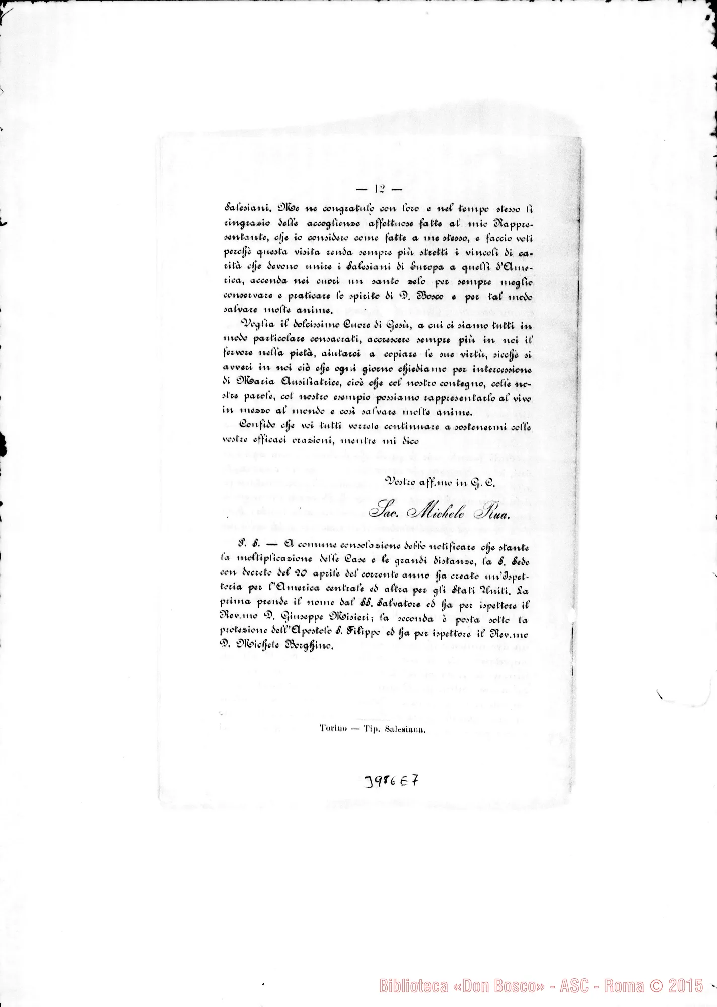 Fotogramma E 7 — 19-06-1903: Lettera Edificante n. 6