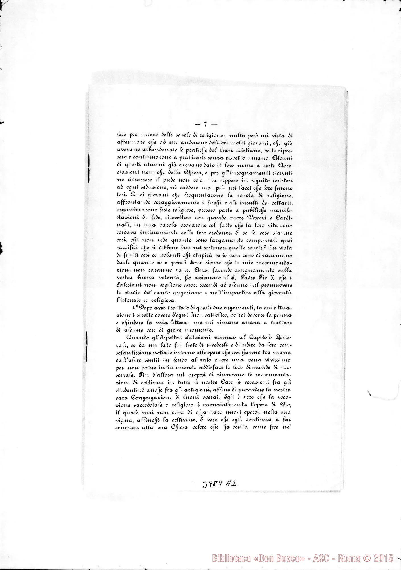 Fotogramma A 2 — 14-06-1905: Lettera Edificante n. 7