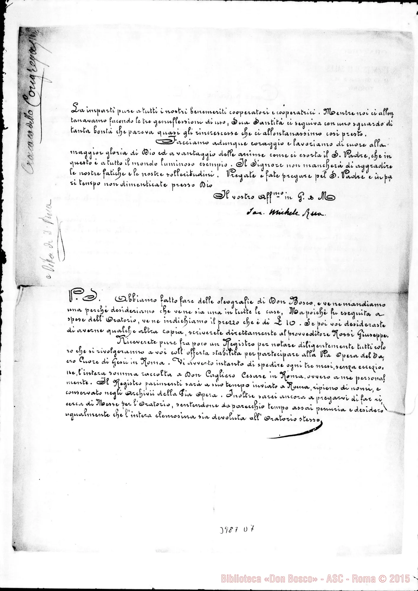 Fotogramma D 7 — 1-02- Sull’udienza avuta con il Papa. Omeotipia