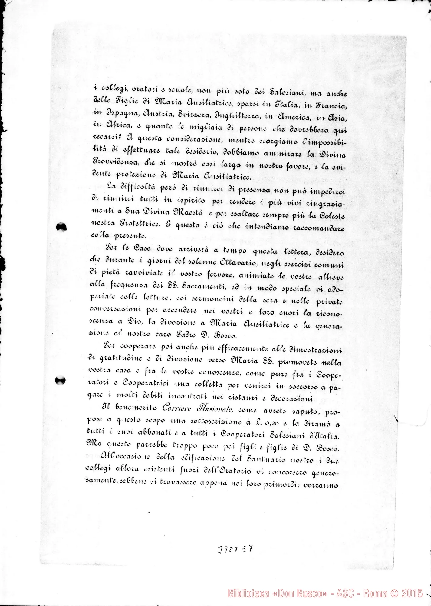 Fotogramma E 7 — 21-11- Giubileo delle Opere Salesiane. Stampato