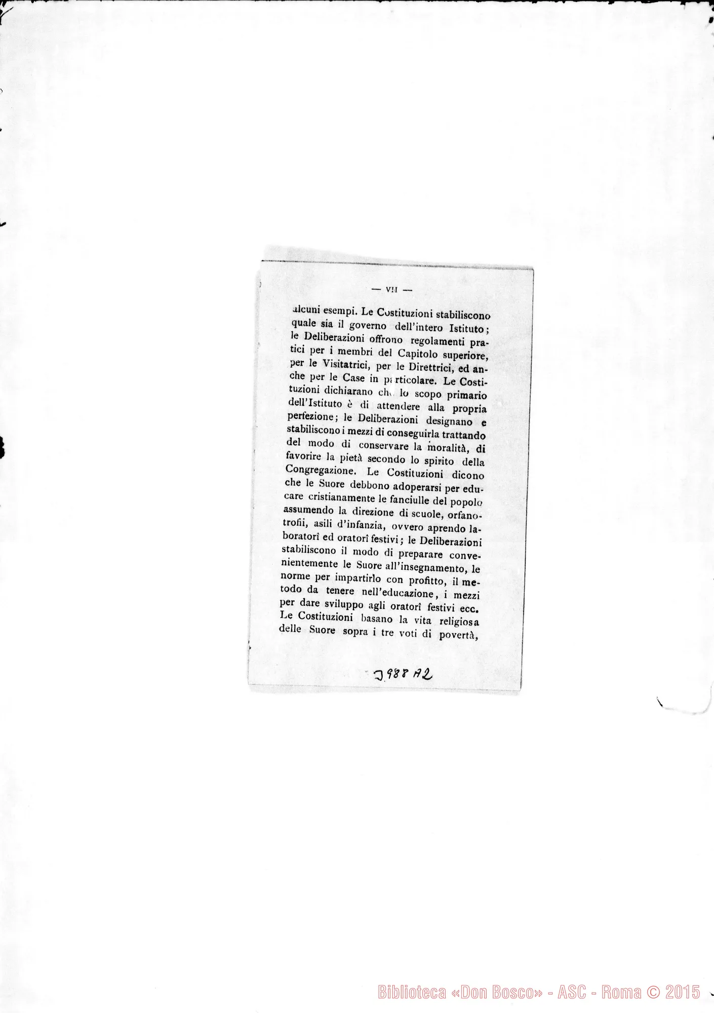 Fotogramma A 2 — 25-03-1894: Deliberazioni dei Capitoli. Stampato