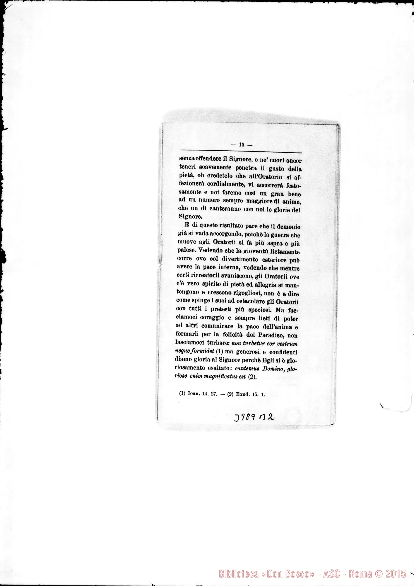 Fotogramma B 2 — 31-12-1901: Della Santa Allegria. Stampato